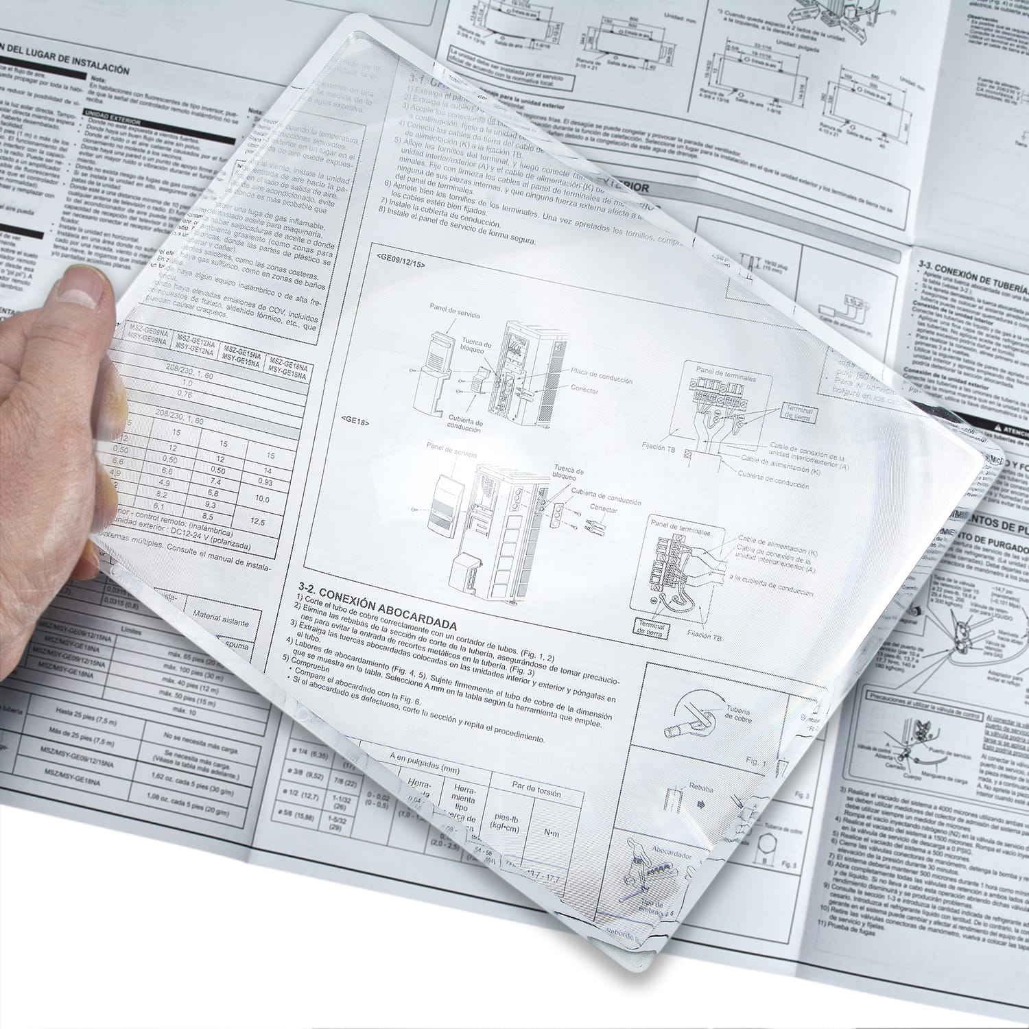 Carson 2x Magnification Rigid-Frame 8.5-In. x 11-In. Magnifier - Image 4