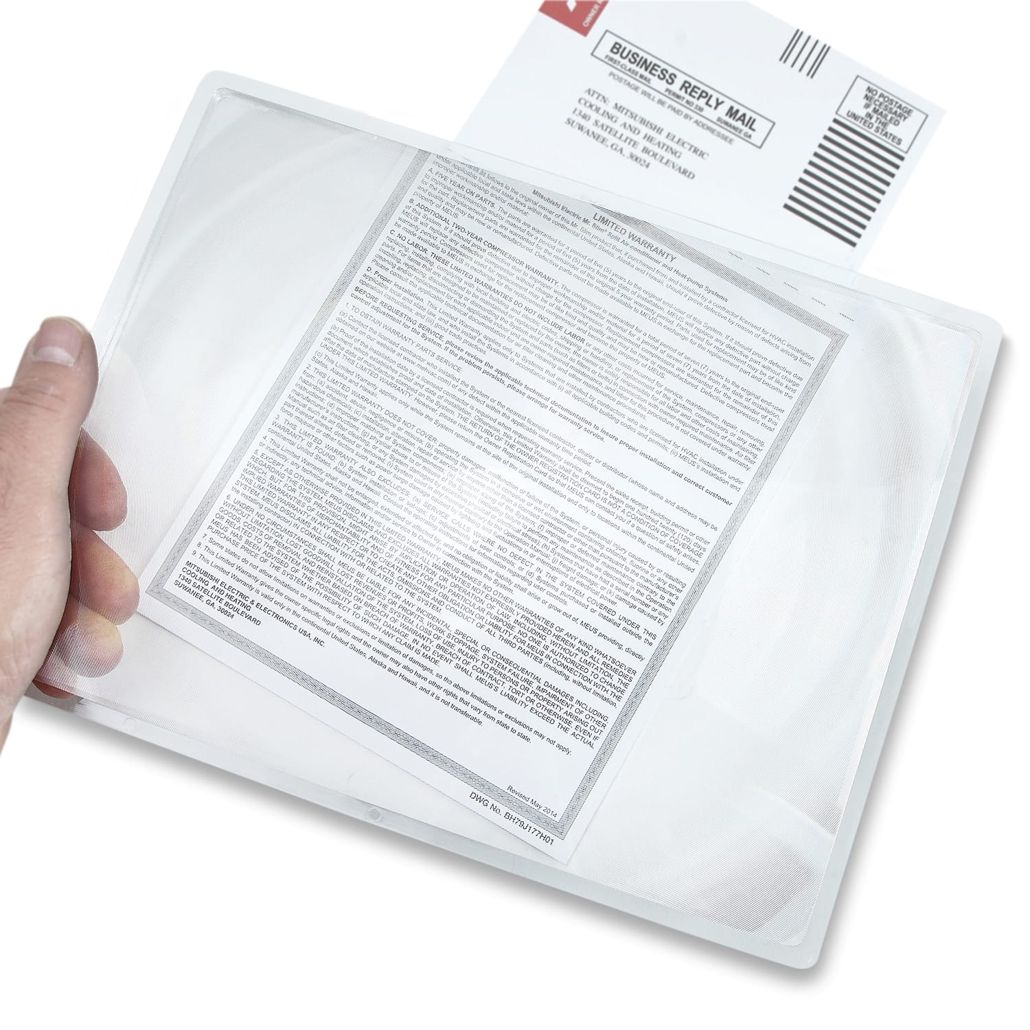 Carson 2x Magnification Rigid-Frame 8.5-In. x 11-In. Magnifier - Image 5