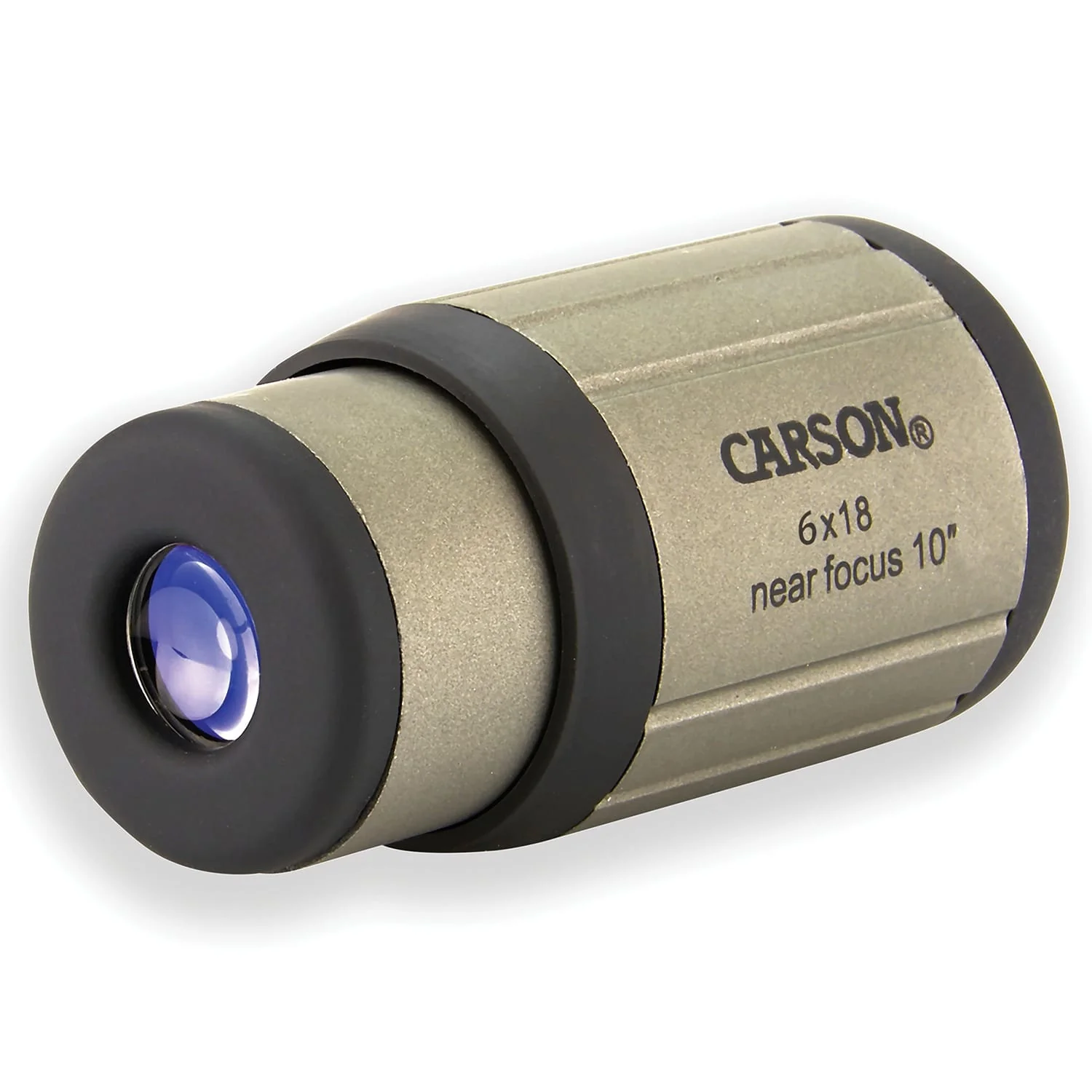 Carson CloseUp 6x 18 mm Pocket Monocular with Carabiner Clip - Image 3