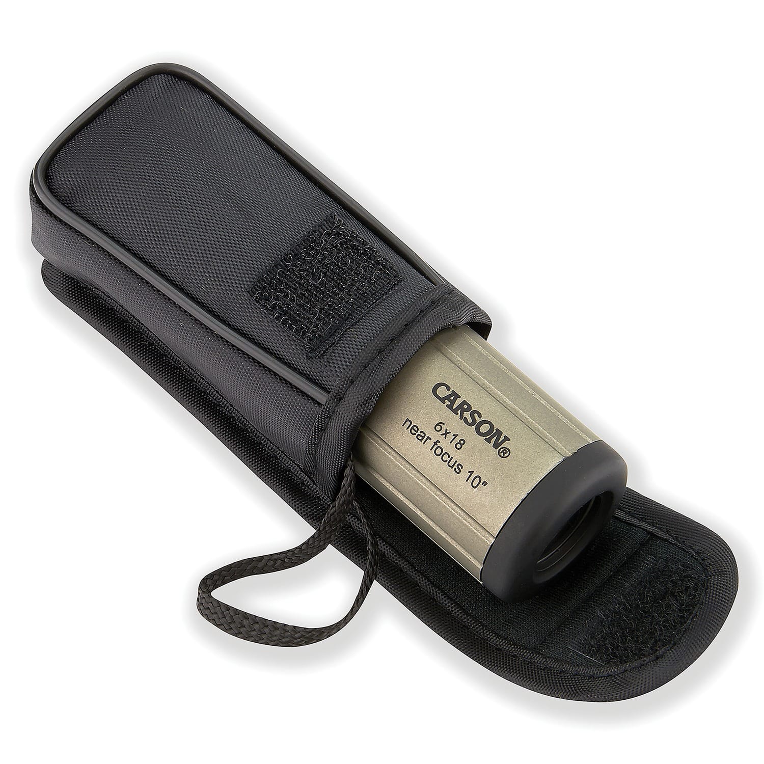 Carson CloseUp 6x 18 mm Pocket Monocular with Carabiner Clip - Image 4