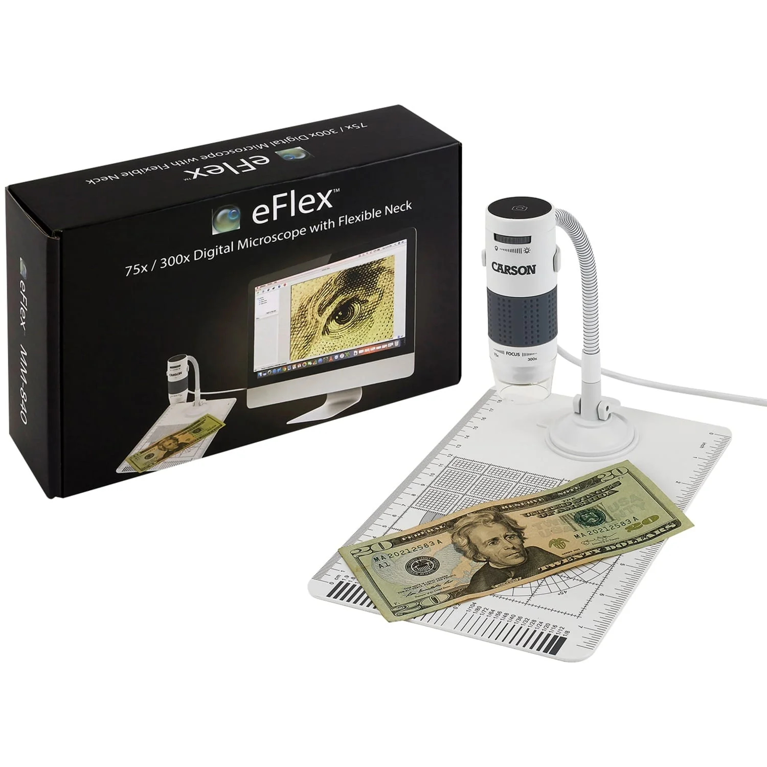 Carson eFlex 75x–300x Digital Microscope - Image 2