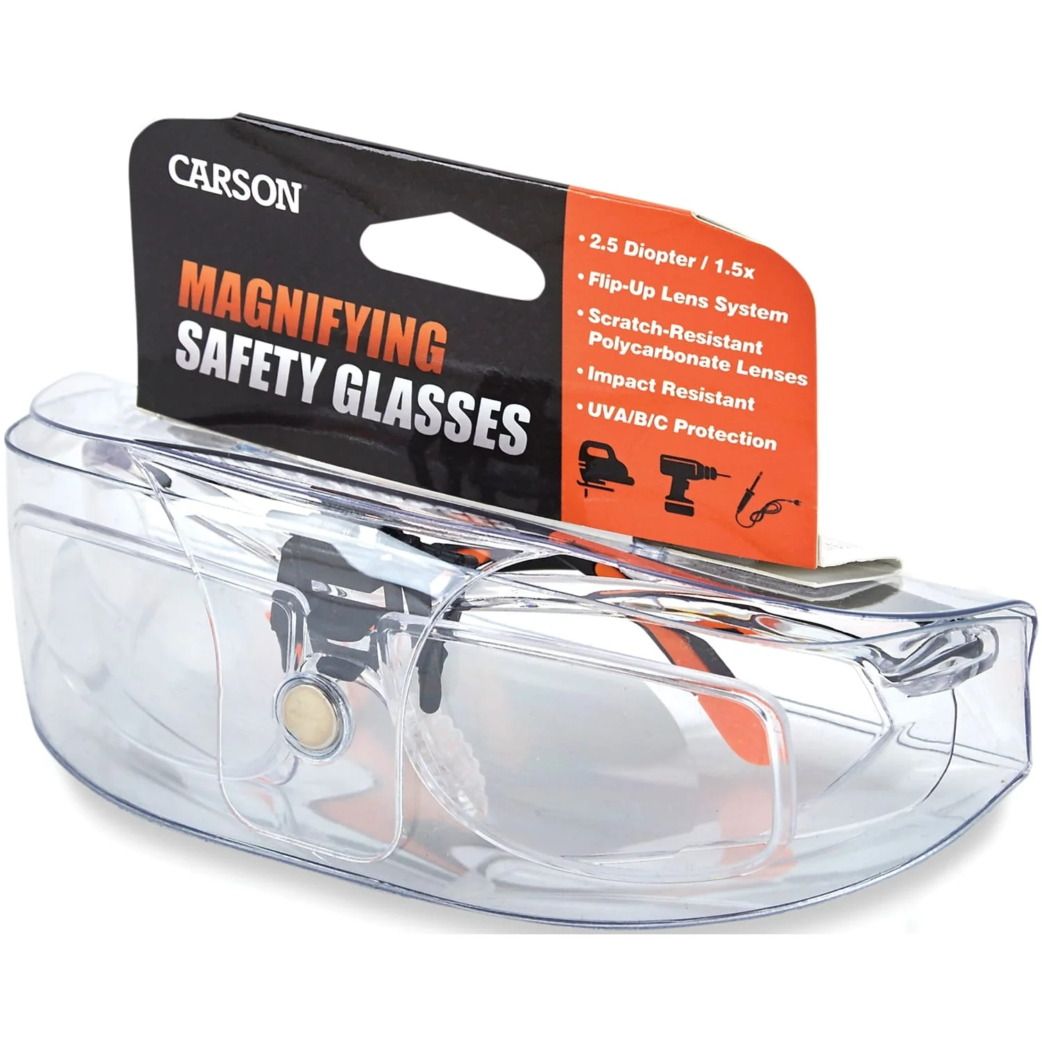 Carson Magnifying Safety Glasses - Image 2