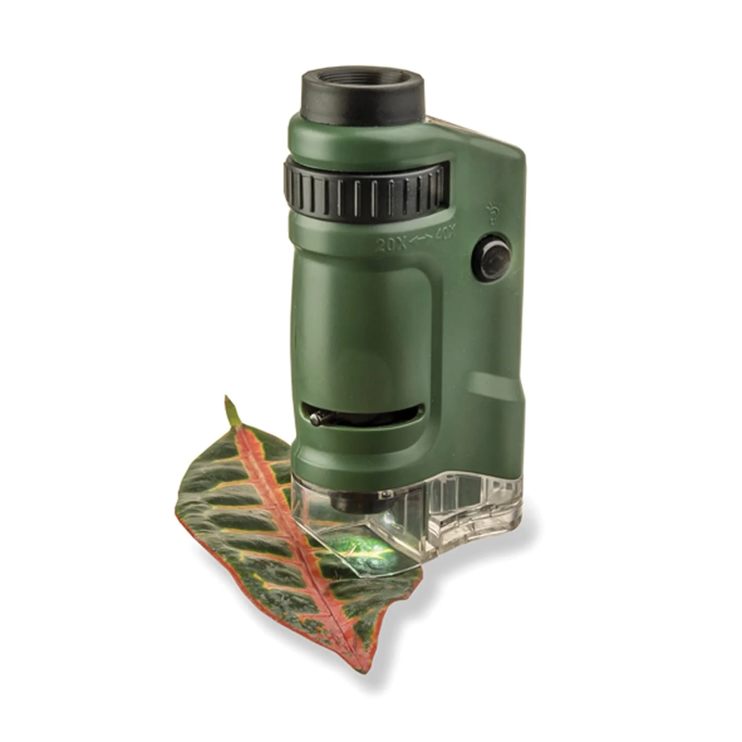 Carson MicroBrite 20x–40x Zoom Pocket Microscope with Built-in LED - Image 3
