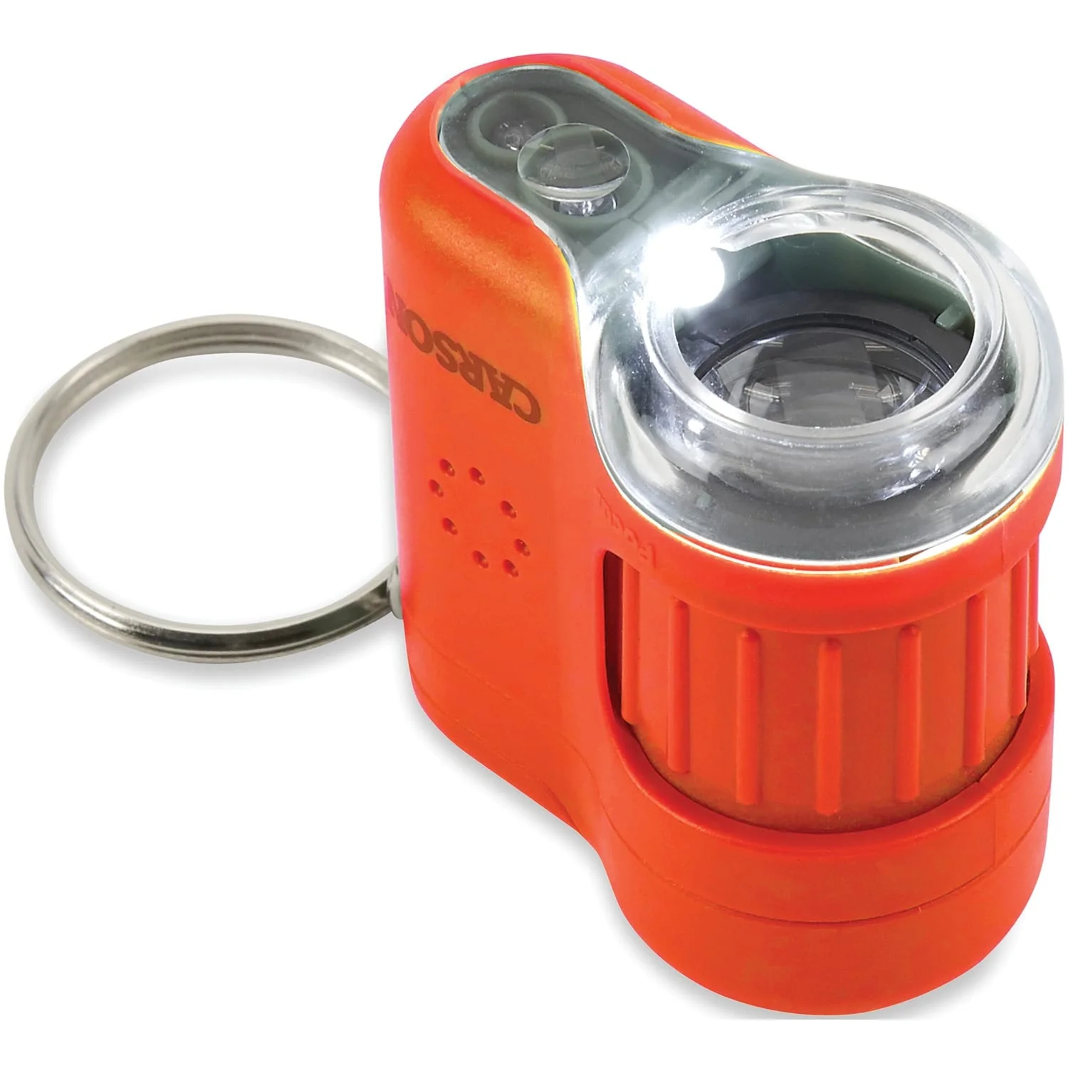 Carson MicroMini 20x LED Lighted Pocket Microscope, Orange - Image 5