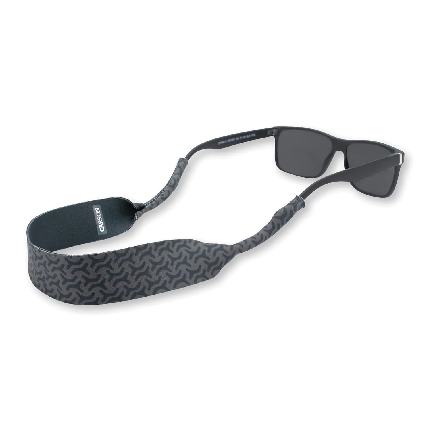 Carson Neoprene Eyewear Retainer Strap for Sunglasses and Glasses, Onyx Gray - Image 3