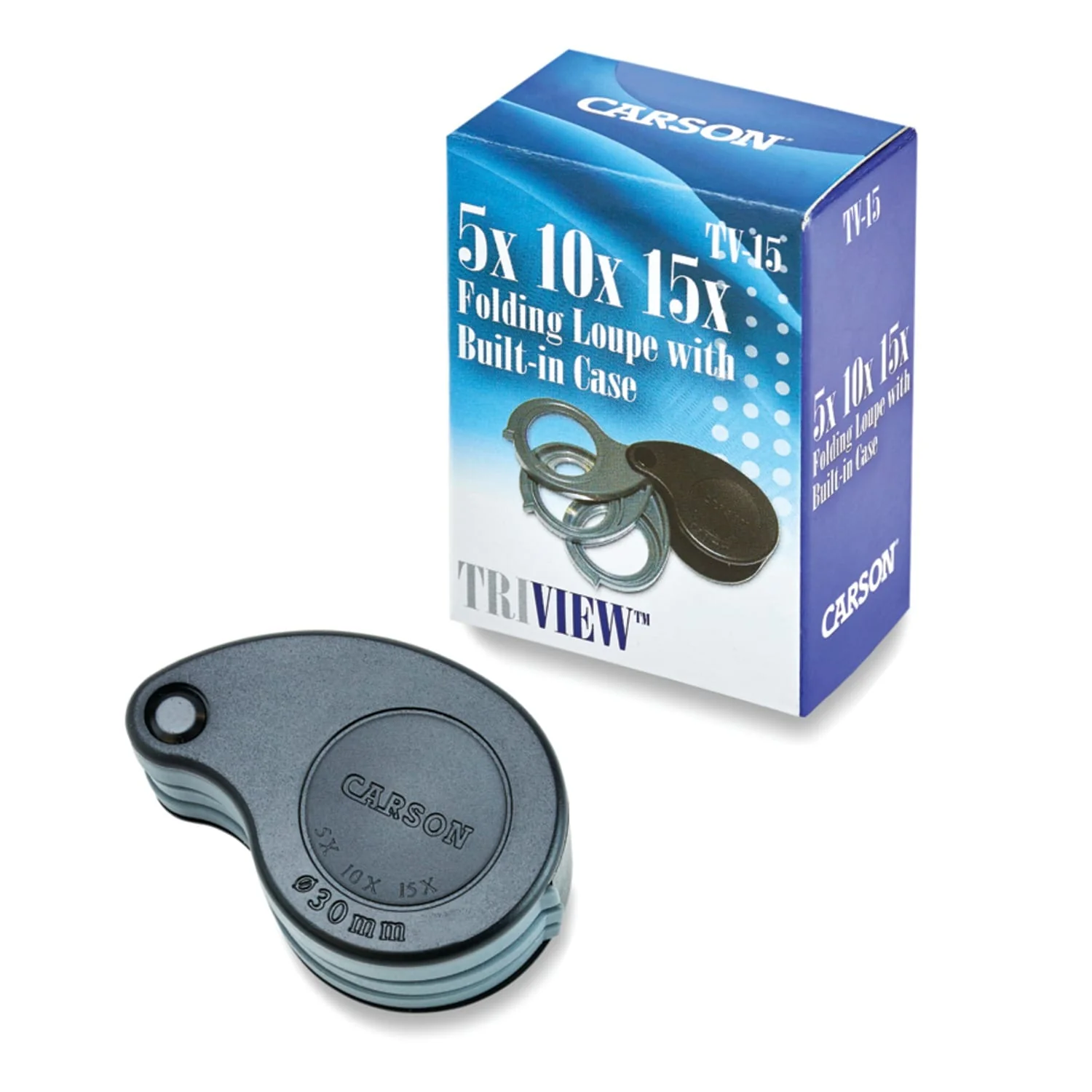 Carson TriView 5x–15x Folding Magnifier - Image 5