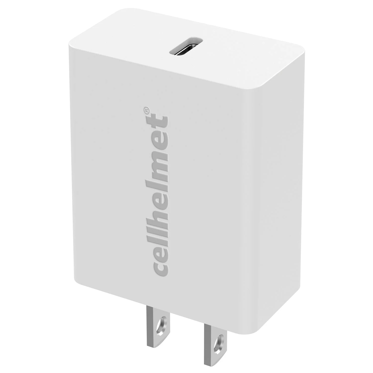 Cellhelmet 20-Watt Single-Port USB-C Power Delivery Wall Charger, for Smartphones and Tablets - Image 2