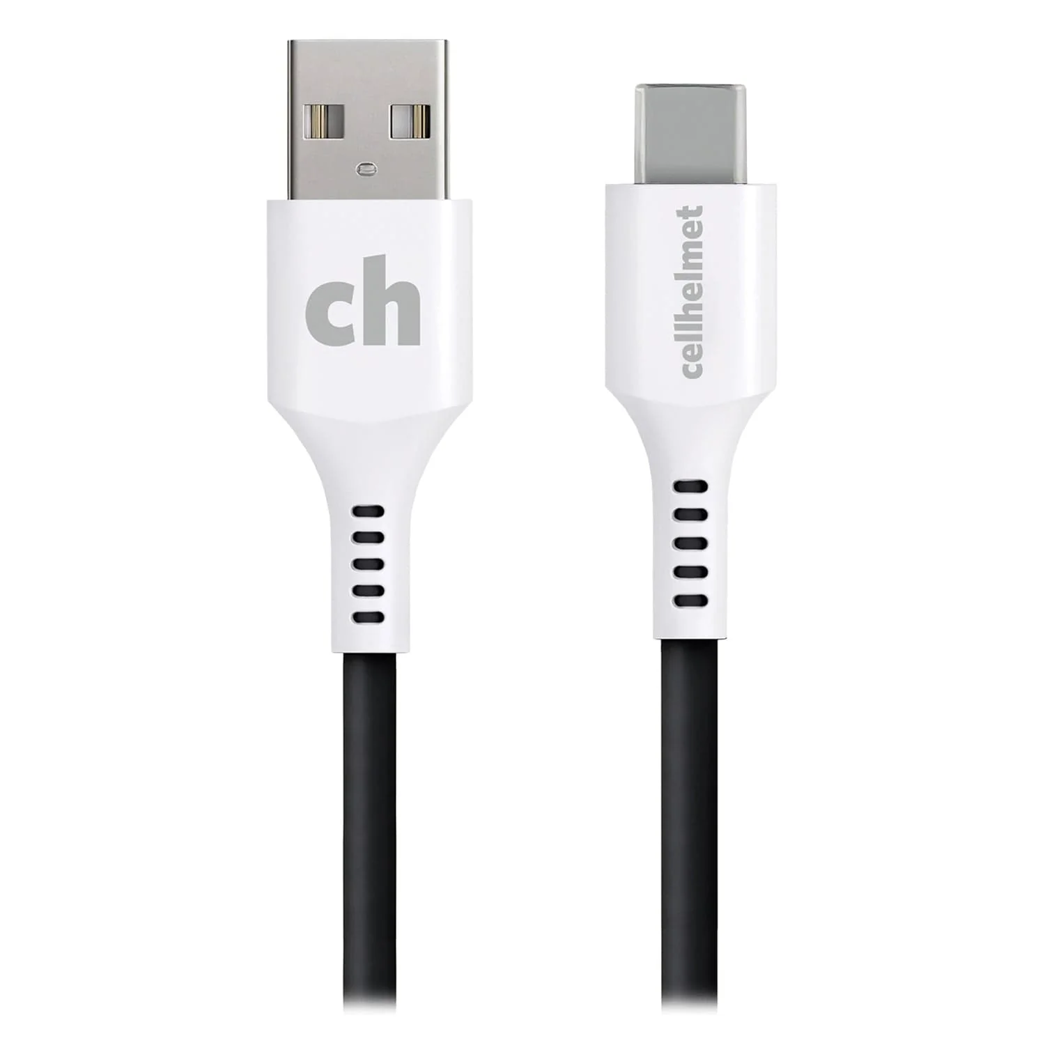 Cellhelmet Charge and Sync USB-C to USB-A Round Cable, 6 Ft. - Image 2