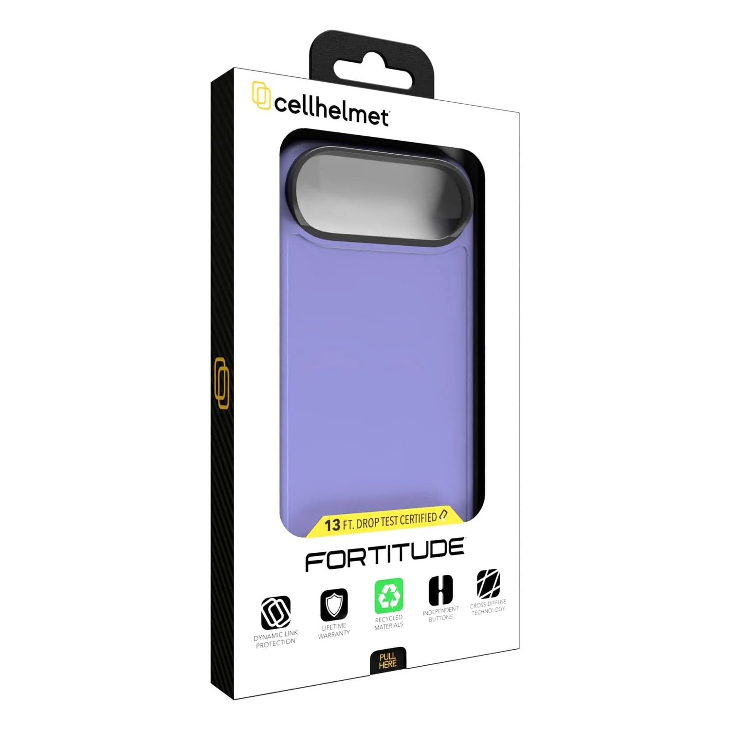 Cellhelmet Fortitude Series MagSafe-Compatible Case, iPhone 17 Air, Coastal Lilac - Image 4