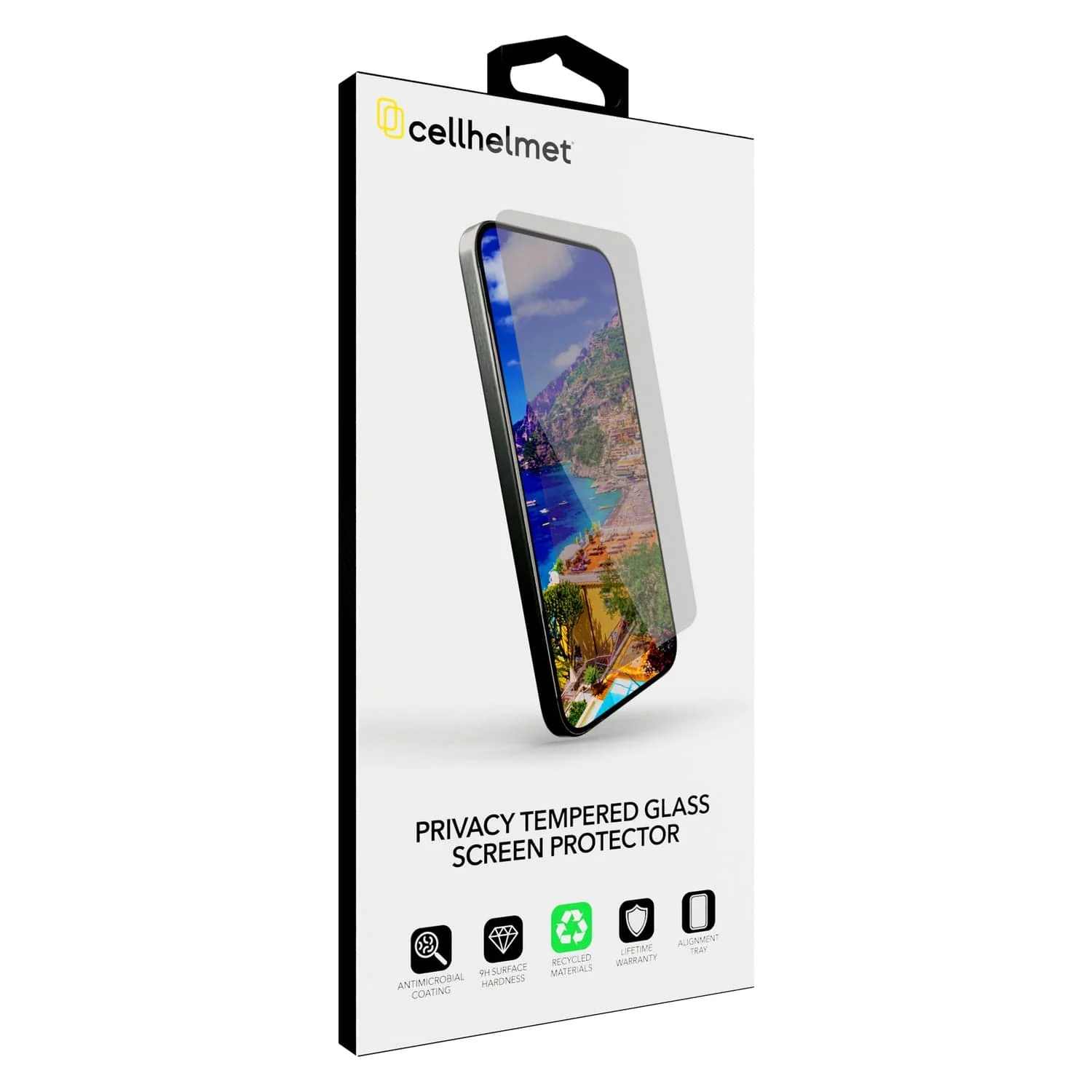 Cellhelmet Privacy Tempered Glass with Alignment Tray, iPhone 17 Pro - Image 5
