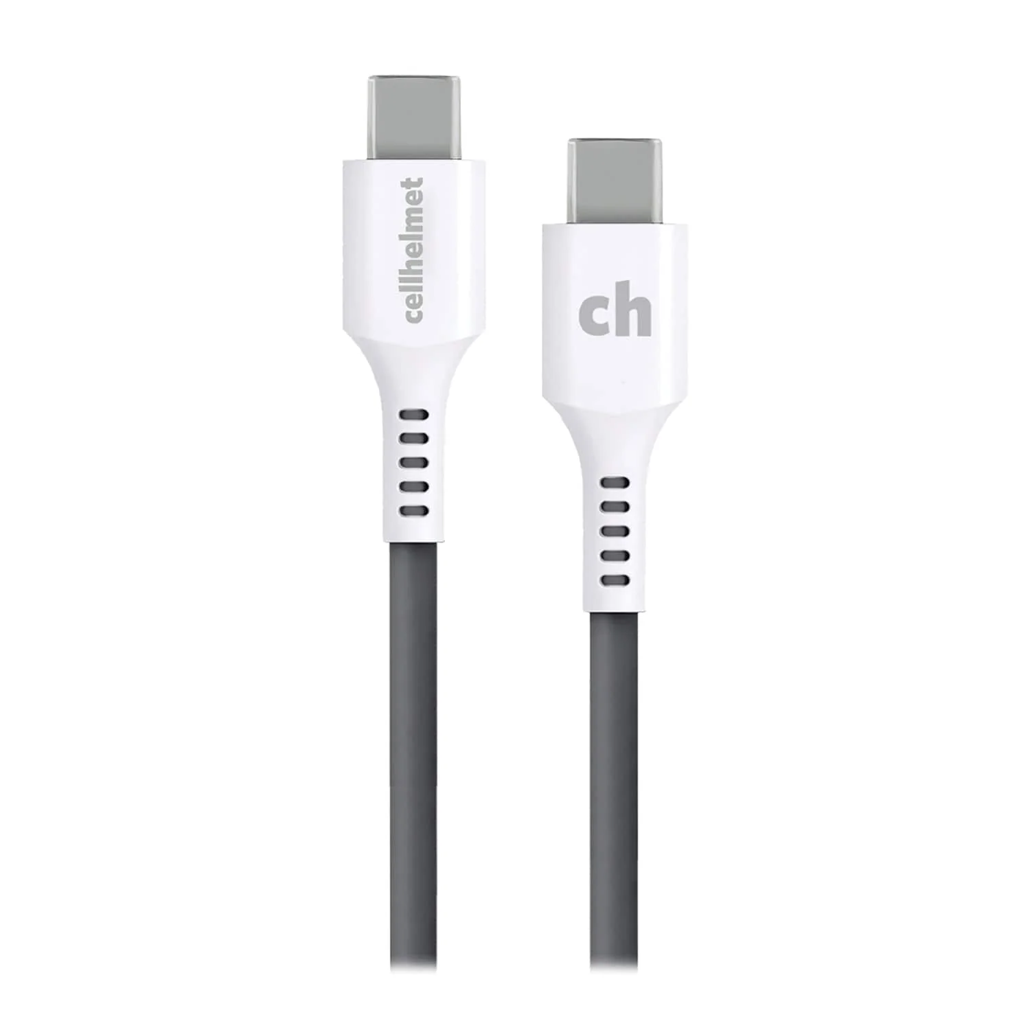 Cellhelmet USB-C to USB-C 3-Ft. Charge and Sync Round Cable, for Smartphones and Tablets, 3 Ft. - Image 3