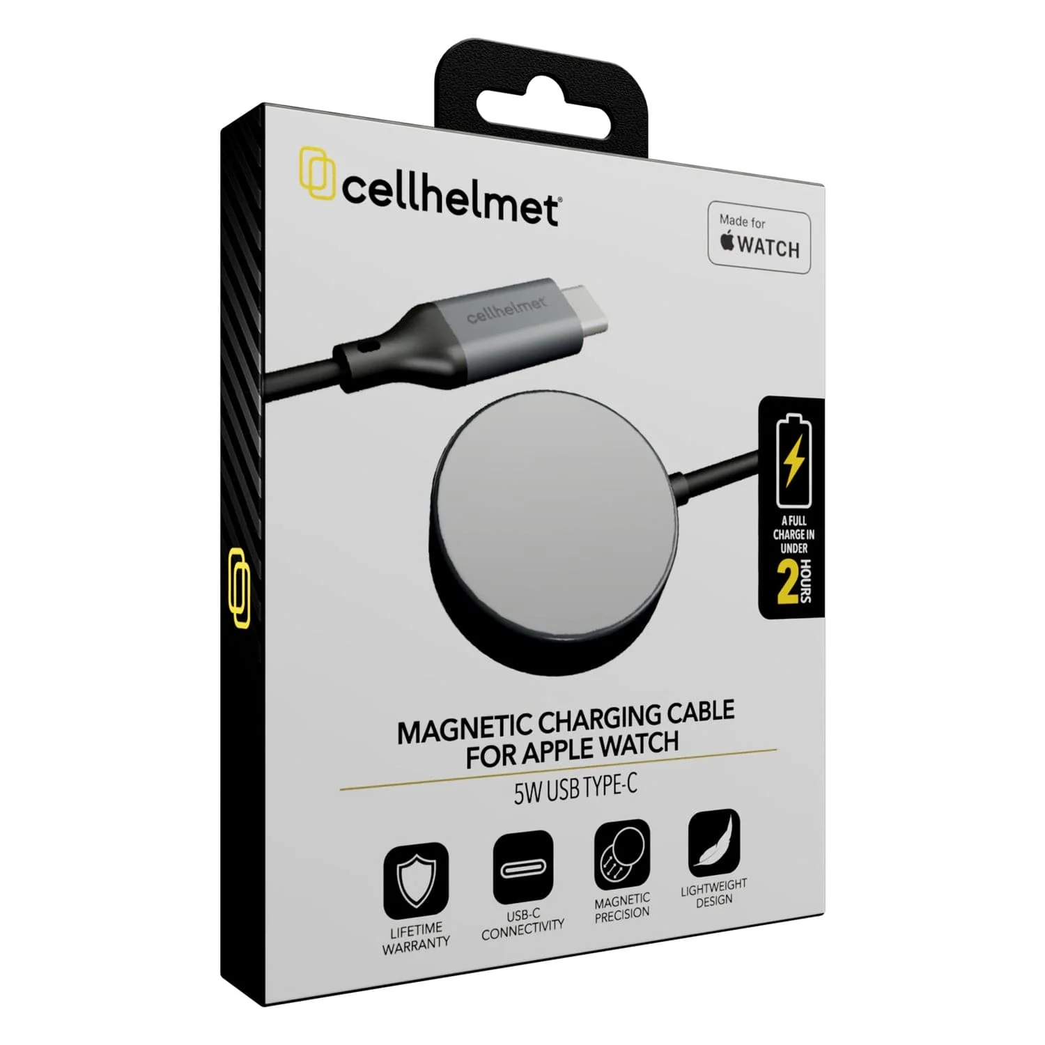 Cellhelmet Wireless Charger for Apple Watch, USB-C MFi Certified - Image 4