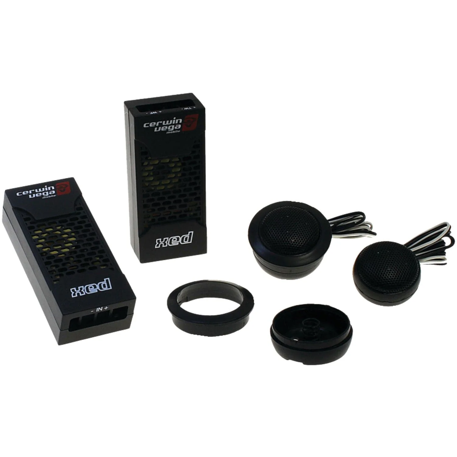 Cerwin-Vega Mobile XED Series 6.5-In., 300-Watt 2-Way Component Speaker System Black - Image 2
