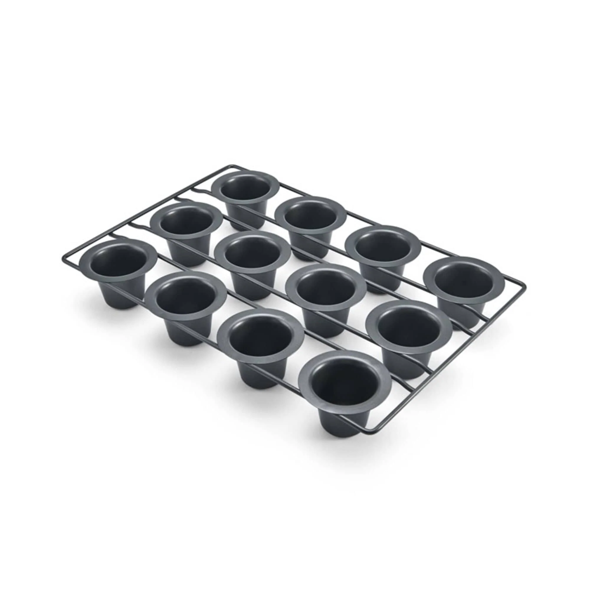 Chicago Metallic Professional 12-Cup Non-Stick Mini-Popover Pan, 16-Inch-by-10.75-Inch