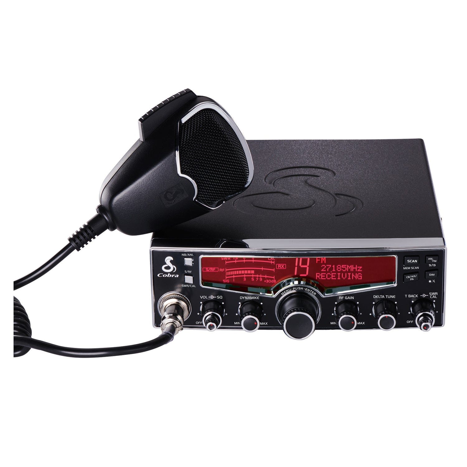 Cobra 40-Channel AM/FM NOAA Weatherband 29 LX CB Radio with 4-Color LCD Display, CCBP29LX01