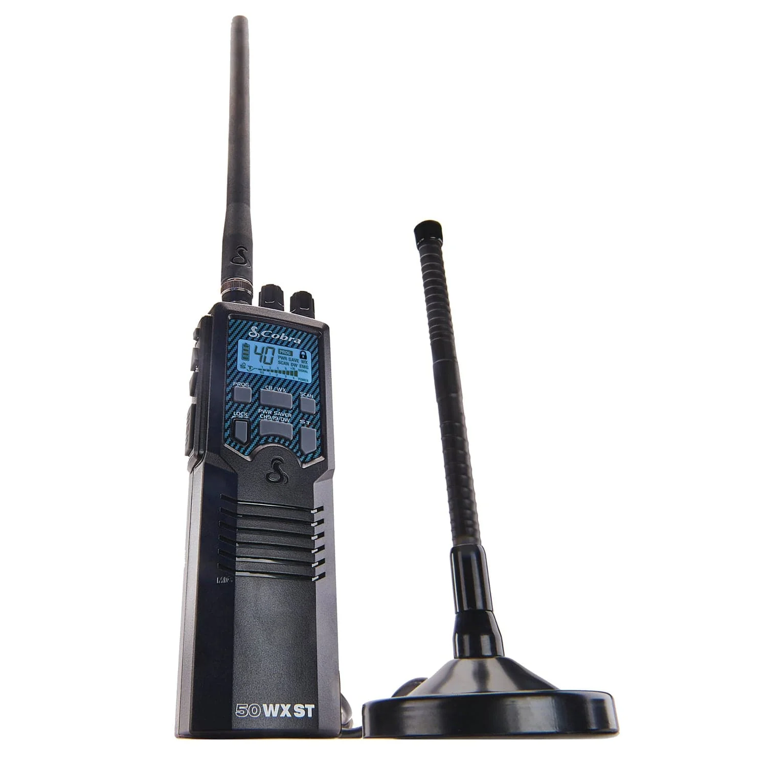 Cobra 40-Channel Road Trip Handheld CB Radio with Magnet-Mount Antenna, HH RT 50 - Image 3