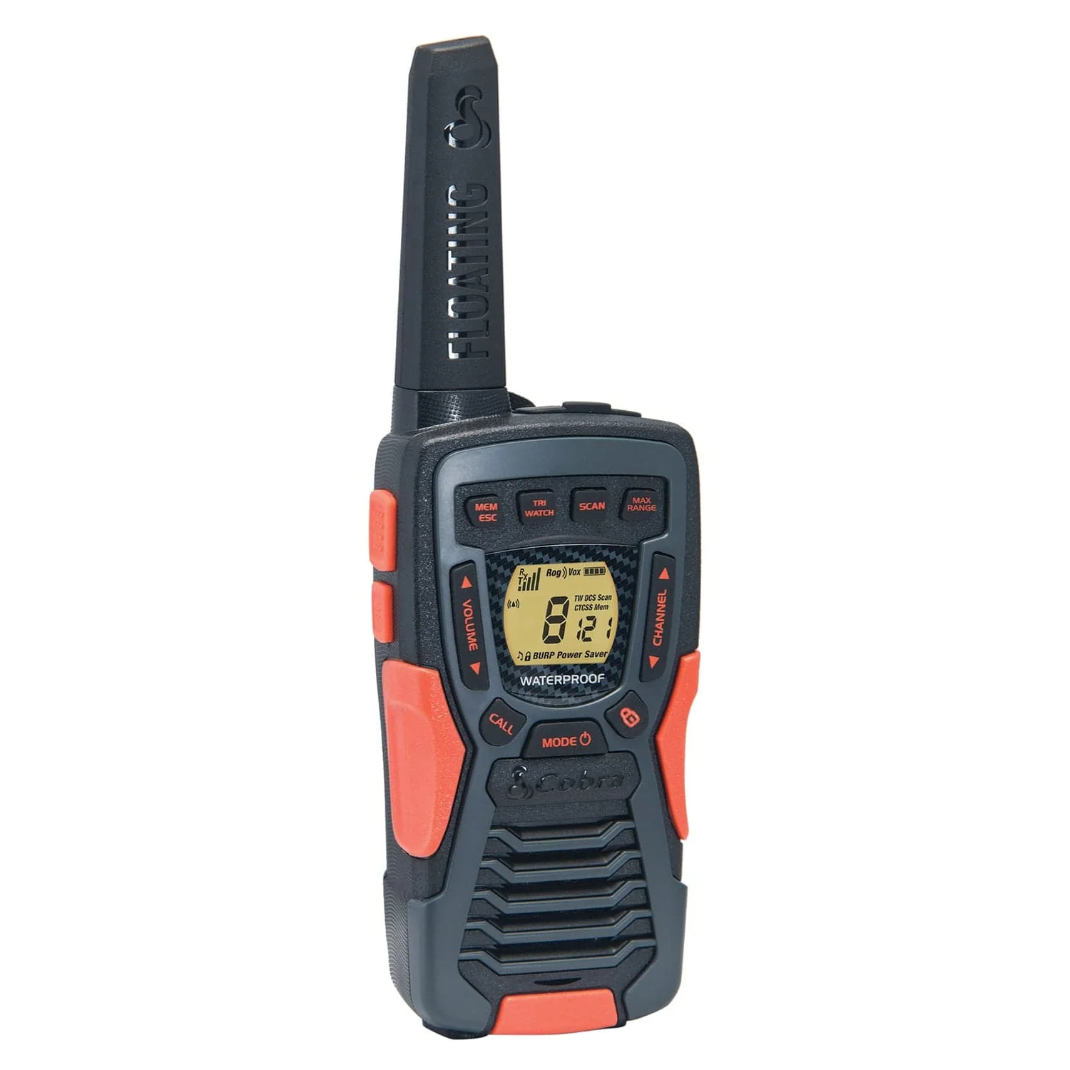 Cobra ACXT1035R FLT Floating Waterproof 37-Mile-Range 2-Way Radios, 2 Pack, Multicolored - Image 3