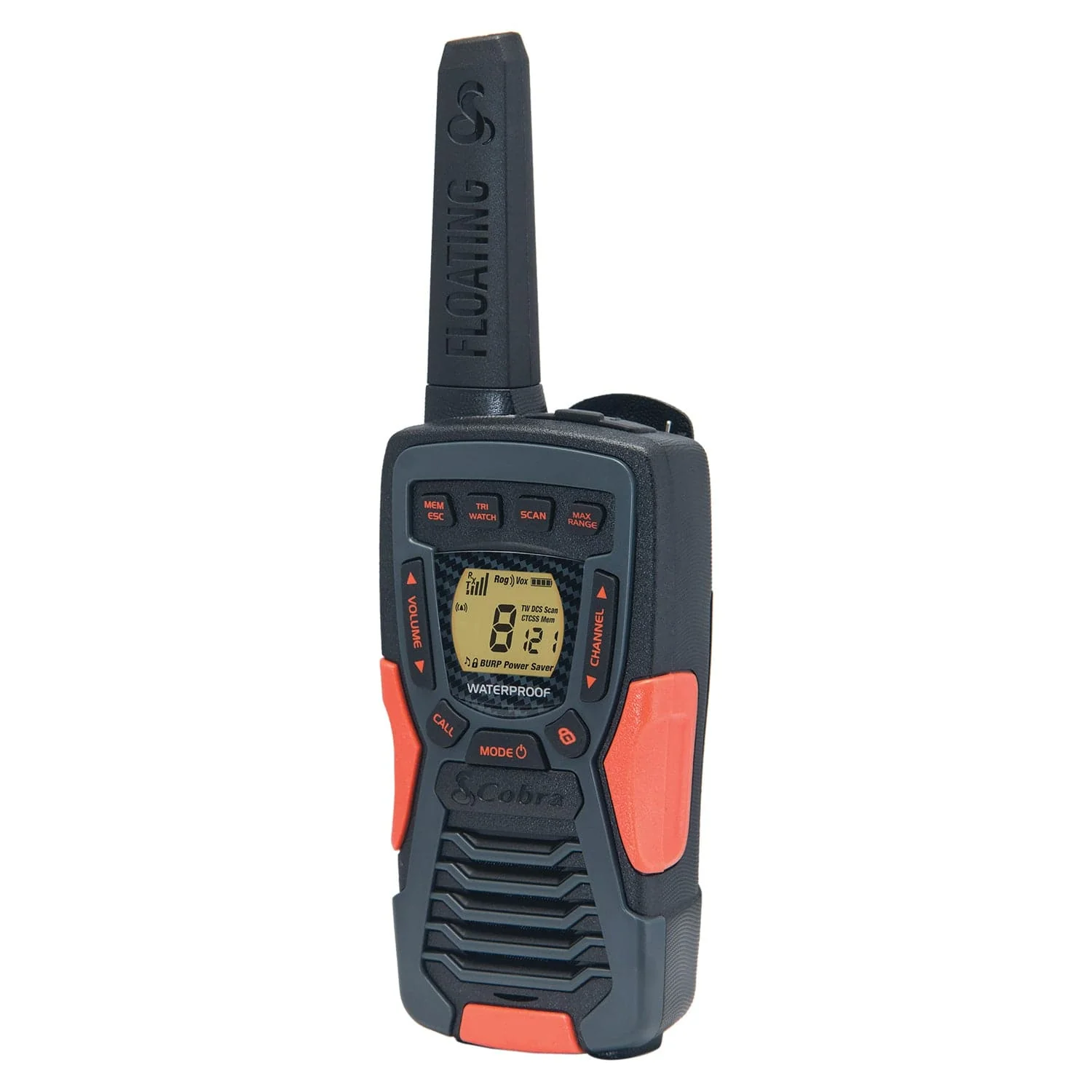 Cobra ACXT1035R FLT Floating Waterproof 37-Mile-Range 2-Way Radios, 2 Pack, Multicolored - Image 4