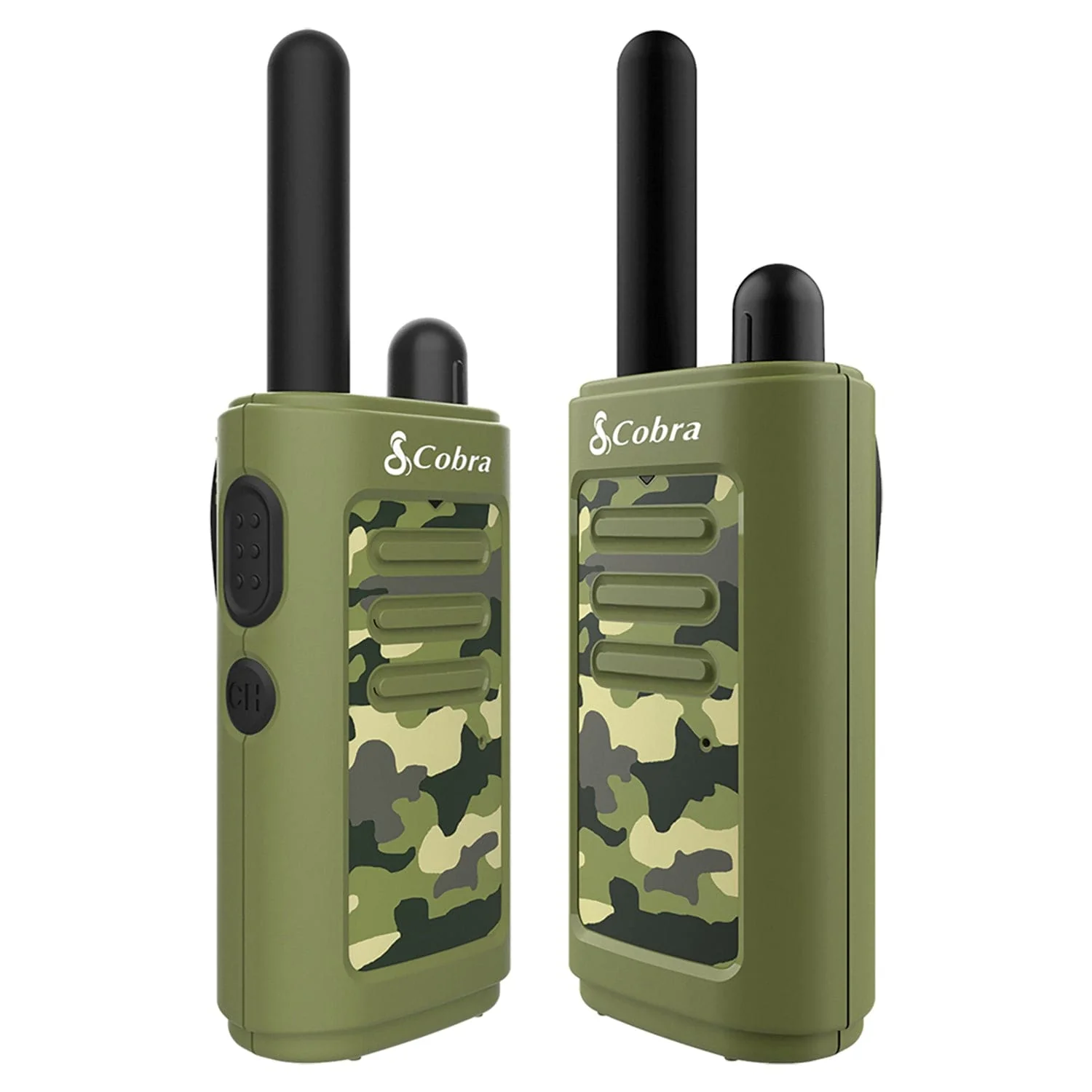 Cobra HE150 2 Pack Kid's Hero 16-Mile Range Walkie Talkies, Green