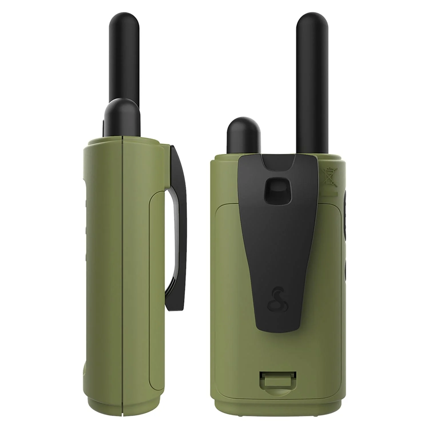 Cobra HE150 2 Pack Kid's Hero 16-Mile Range Walkie Talkies, Green - Image 4
