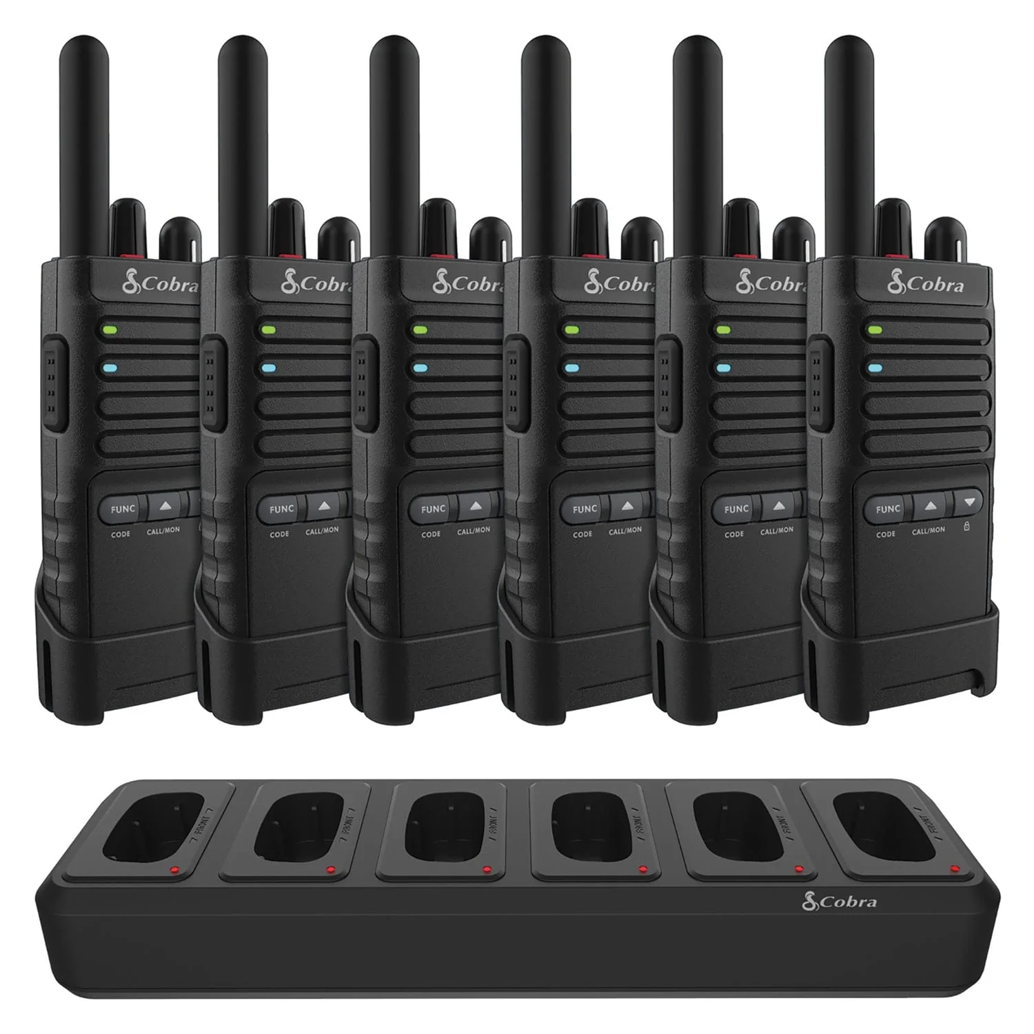 Cobra PX650 Pro Business 42-Mile-Range 2-Way Radios, 6 Pack