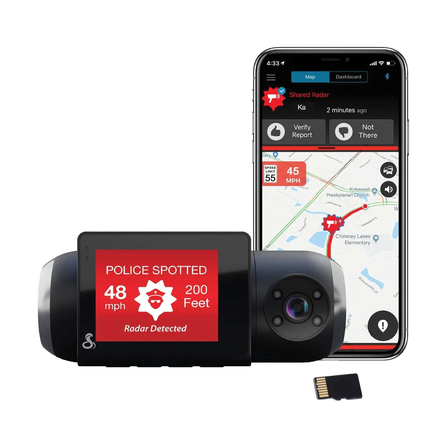 Cobra SC 201 Dual-View Smart Dash Cam - Image 4
