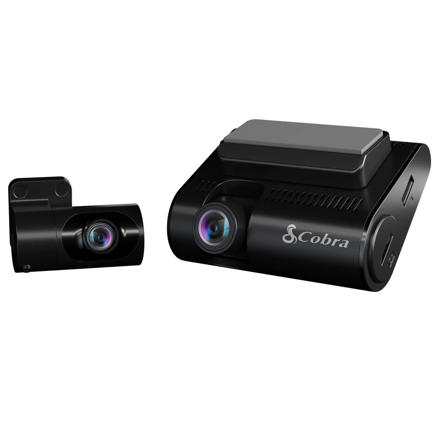 Cobra SC 250R Front 4K Smart Dash Cam with 1080p Rear Accessory Cam, GPS, Wi-Fi, and microSD Card - Image 4