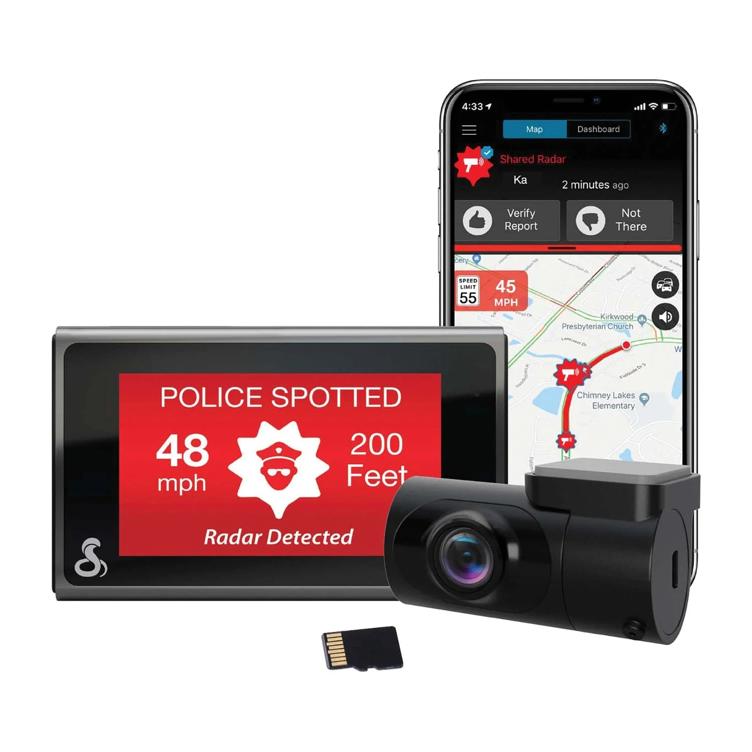 Cobra SC 400D Ultimate Smart 4K Ultra HD Dash Cam with 1080p Full HD Rear View Accessory Camera - Image 4