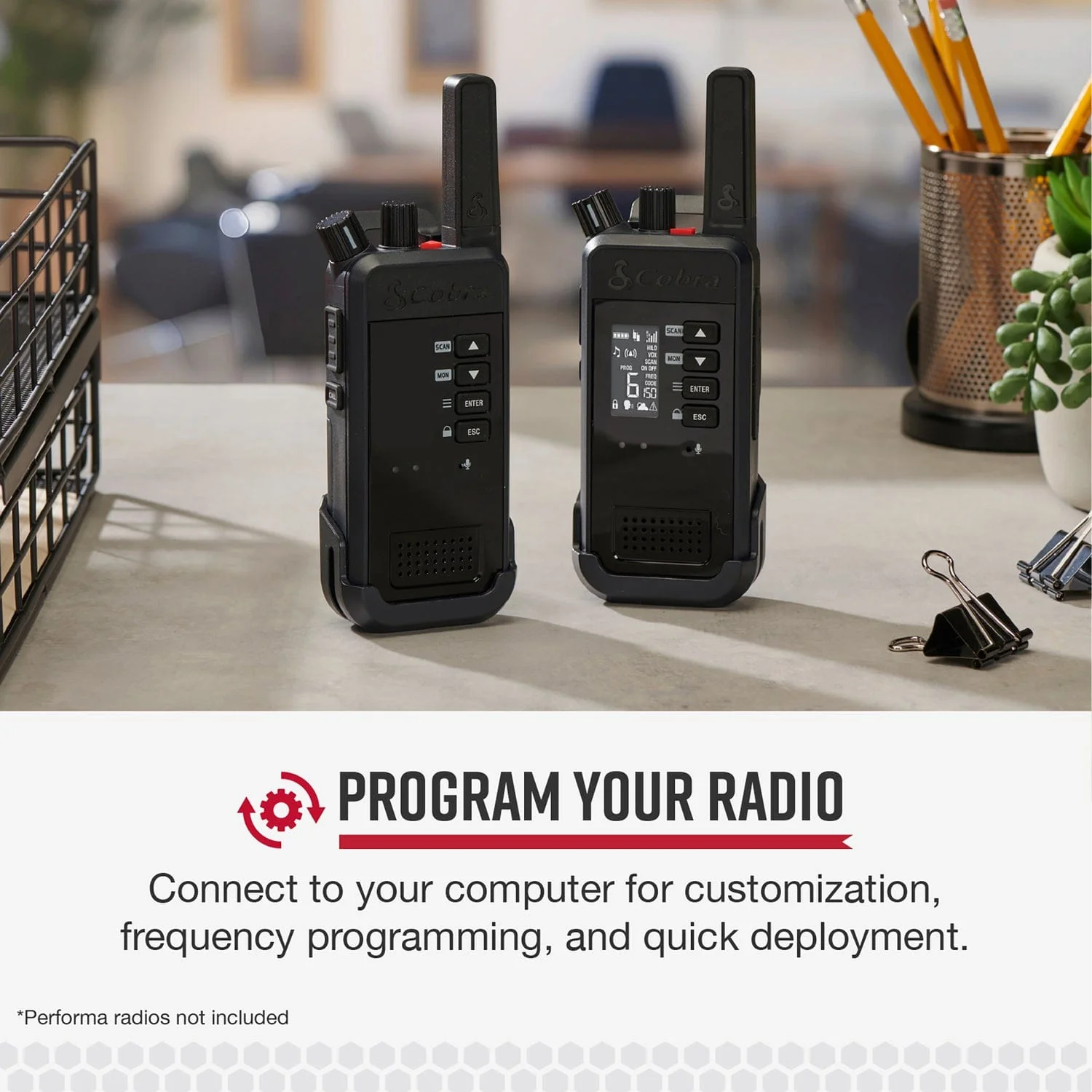 Cobra USB-C to USB-A Radio Programming Cable for Cobra Performa Business and TrailBlazer GMRS Handheld Radios, 0010081-1 - Image 3