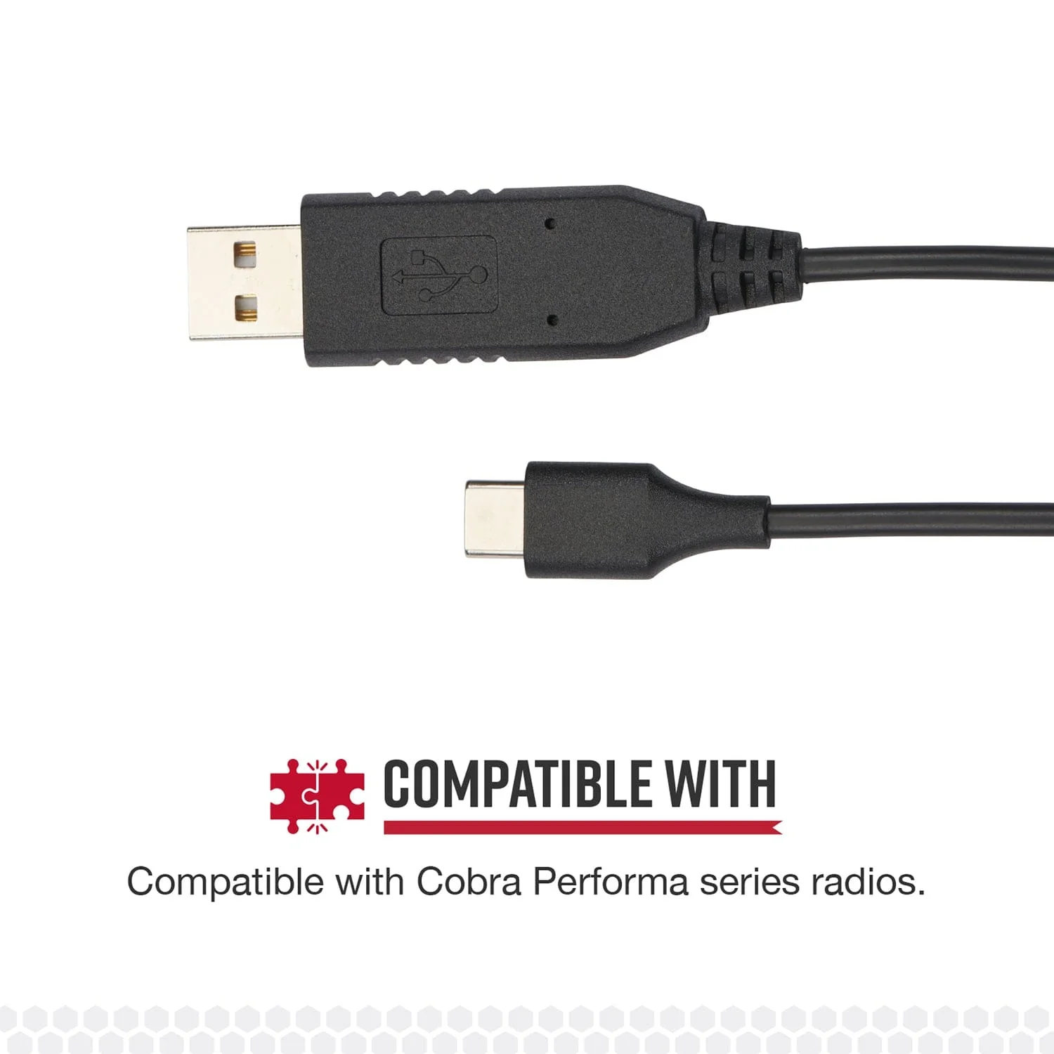 Cobra USB-C to USB-A Radio Programming Cable for Cobra Performa Business and TrailBlazer GMRS Handheld Radios, 0010081-1 - Image 5