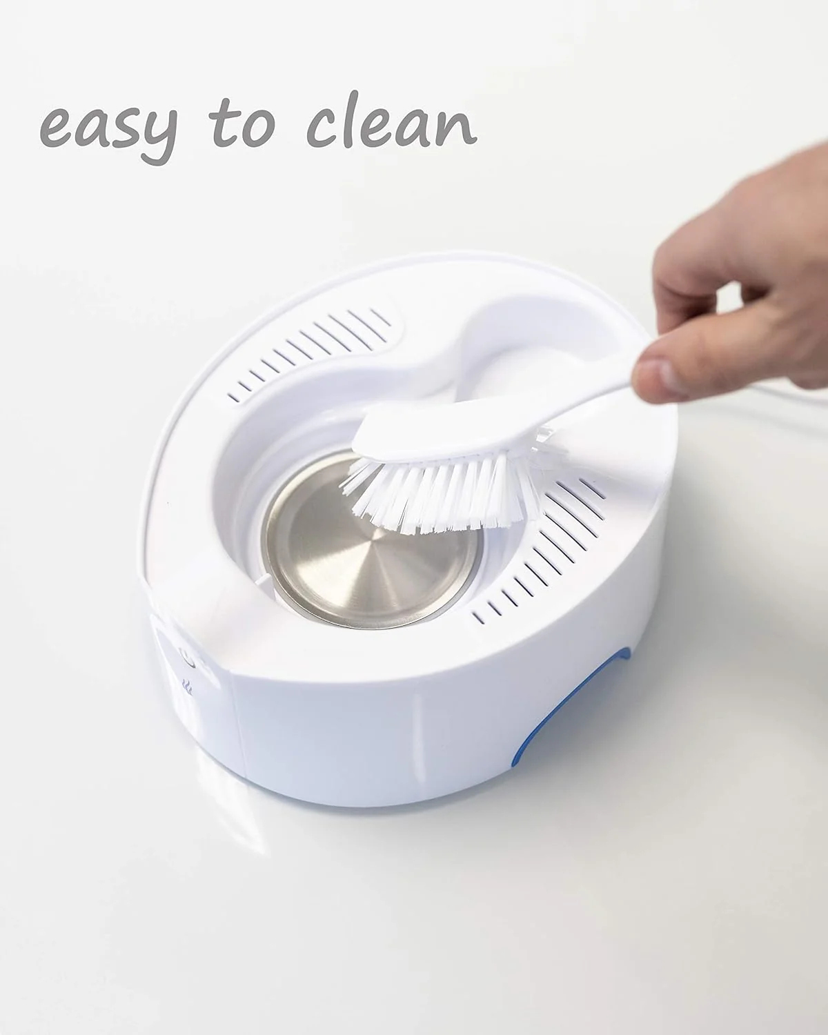 Crane 0.5 Gal Steam Inhaler & Warm Mist Humidifier, Bedroom Sinus Vaporizer, HSA/FSA Eligible, Blue/White - Image 6