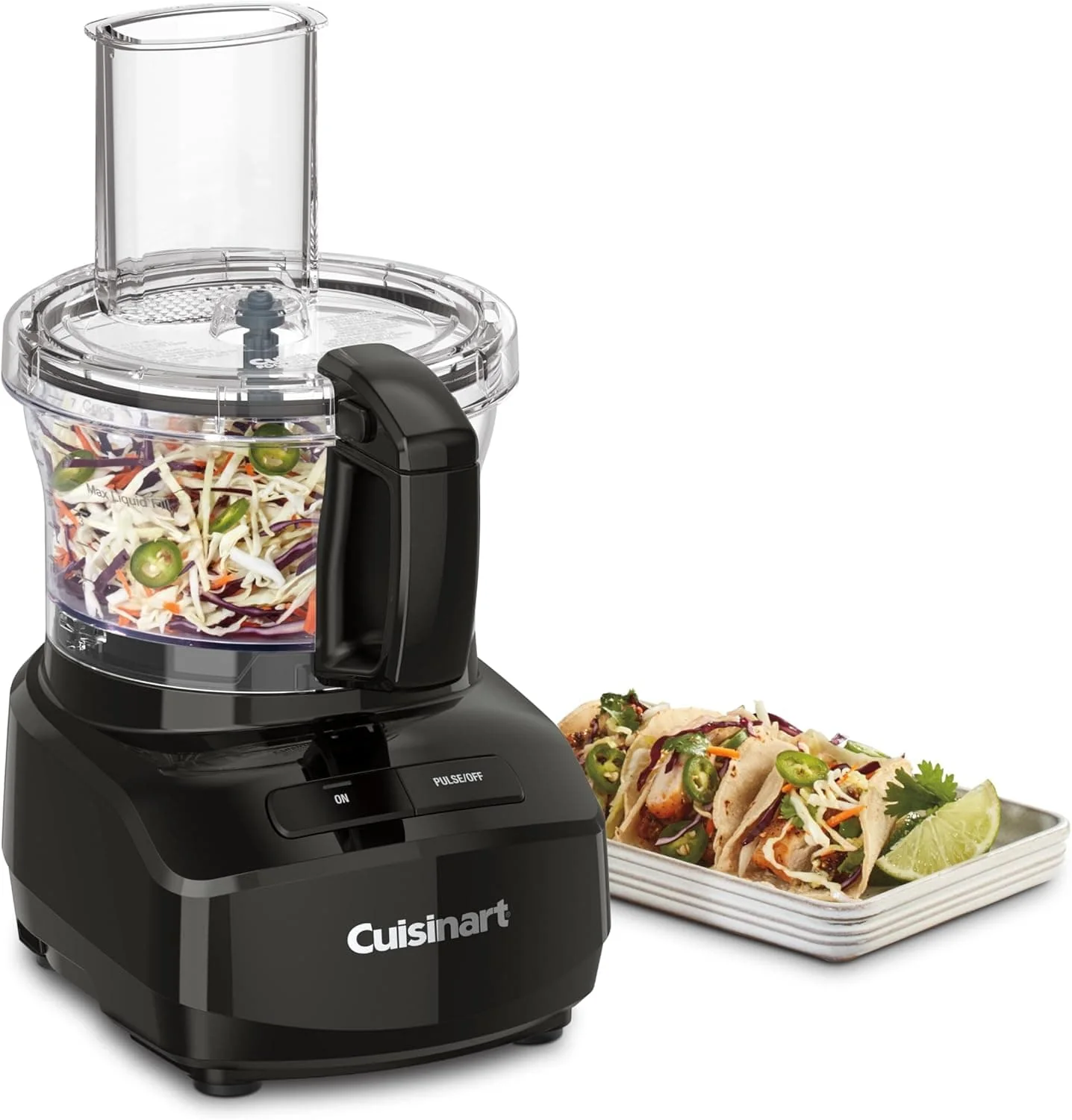 Cuisinart 7-Cup Sleek and Modern Design Food Processor, Black - Certified Refurbished - Image 3