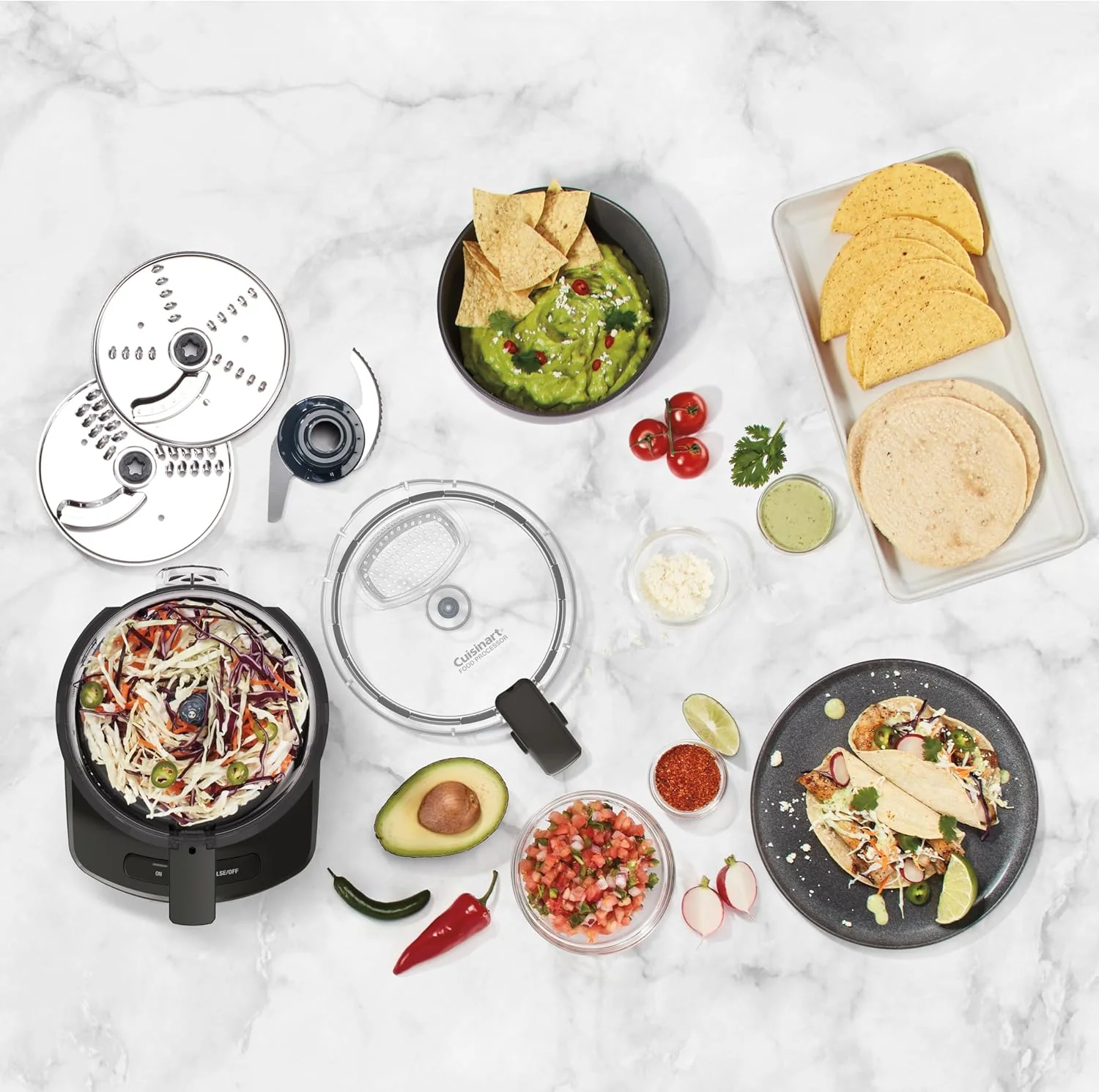 Cuisinart 7-Cup Sleek and Modern Design Food Processor, Black - Certified Refurbished - Image 4