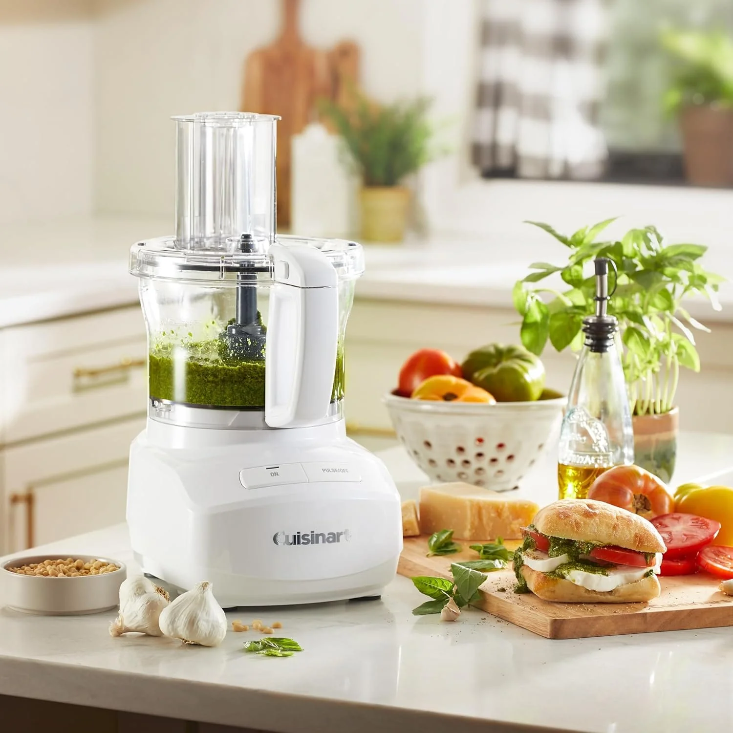 Cuisinart 7-Cup Sleek and Modern Design Food Processor, White - Certified Refurbished - Image 2