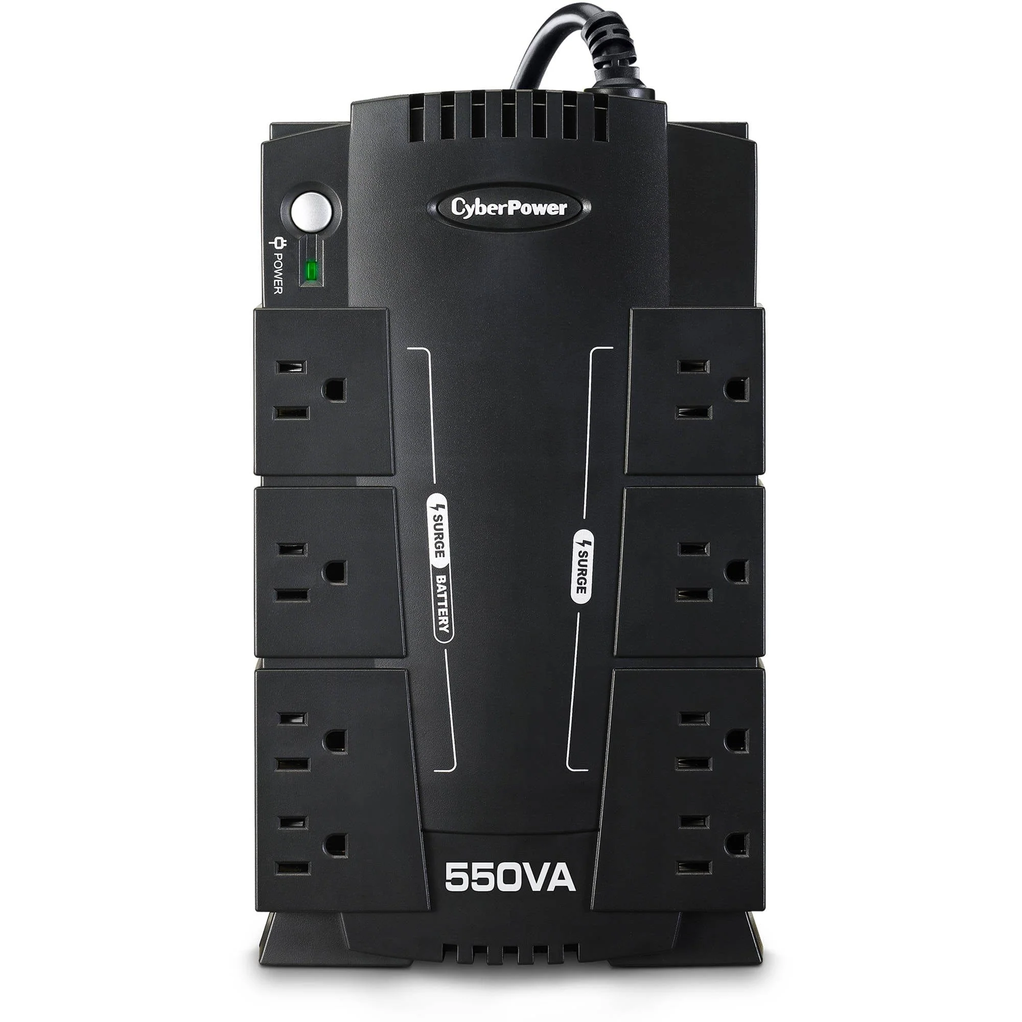 CyberPower 550VA/330W 8 Outlets Compact Standby UPS - New Battery Certified Refurbished