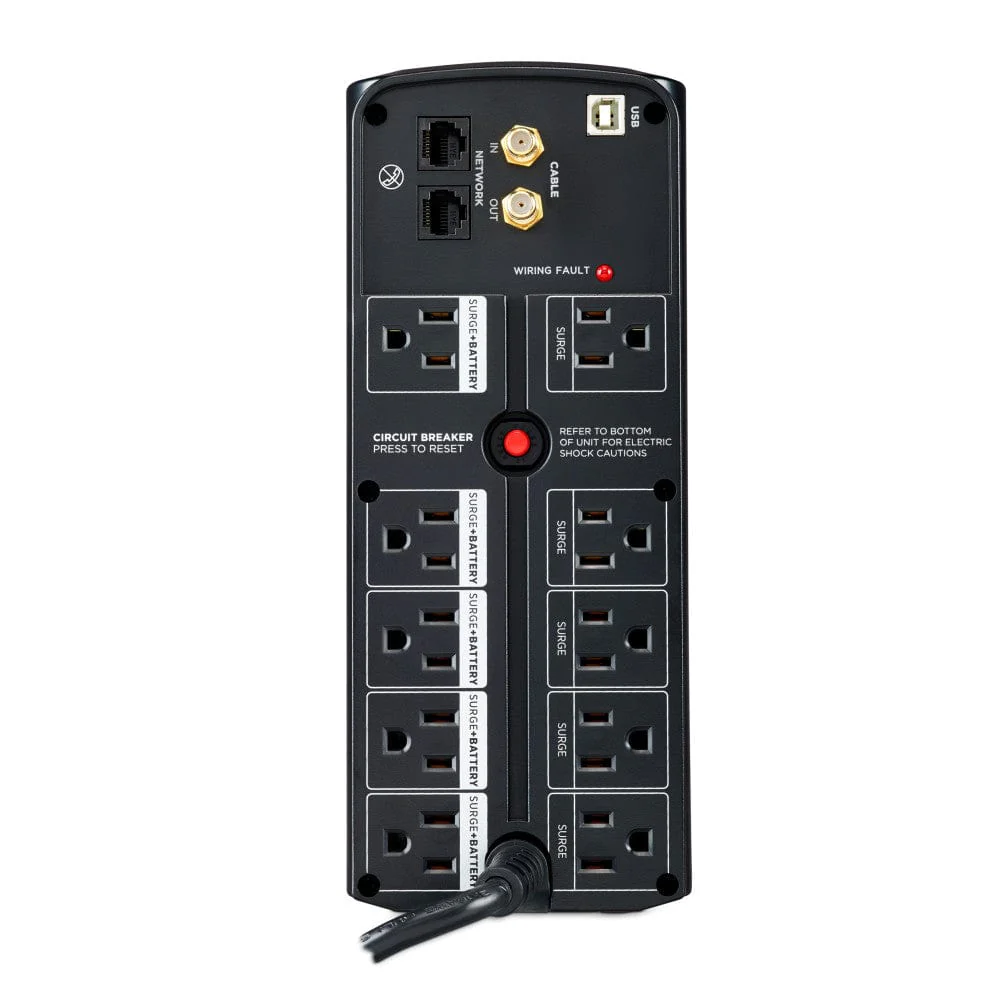 CyberPower LX1500GU3 1500VA / 900W 10 Outlets Battery Backup UPS - Certified Refurbished - Image 4