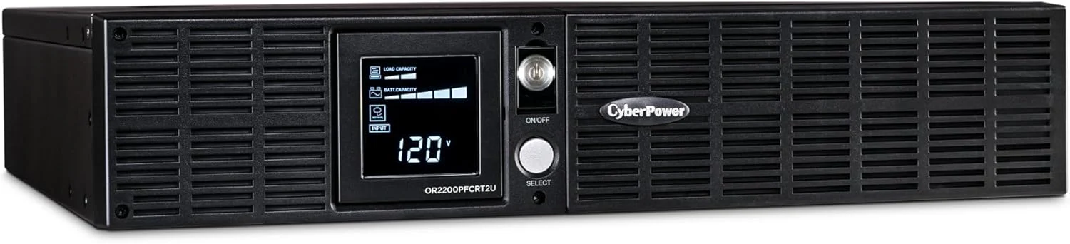 CyberPower PFC Sinewave UPS System, 2000VA/1540W, 8 Outlets, AVR, 2U Rack/Tower - Certified Refurbished - Image 3