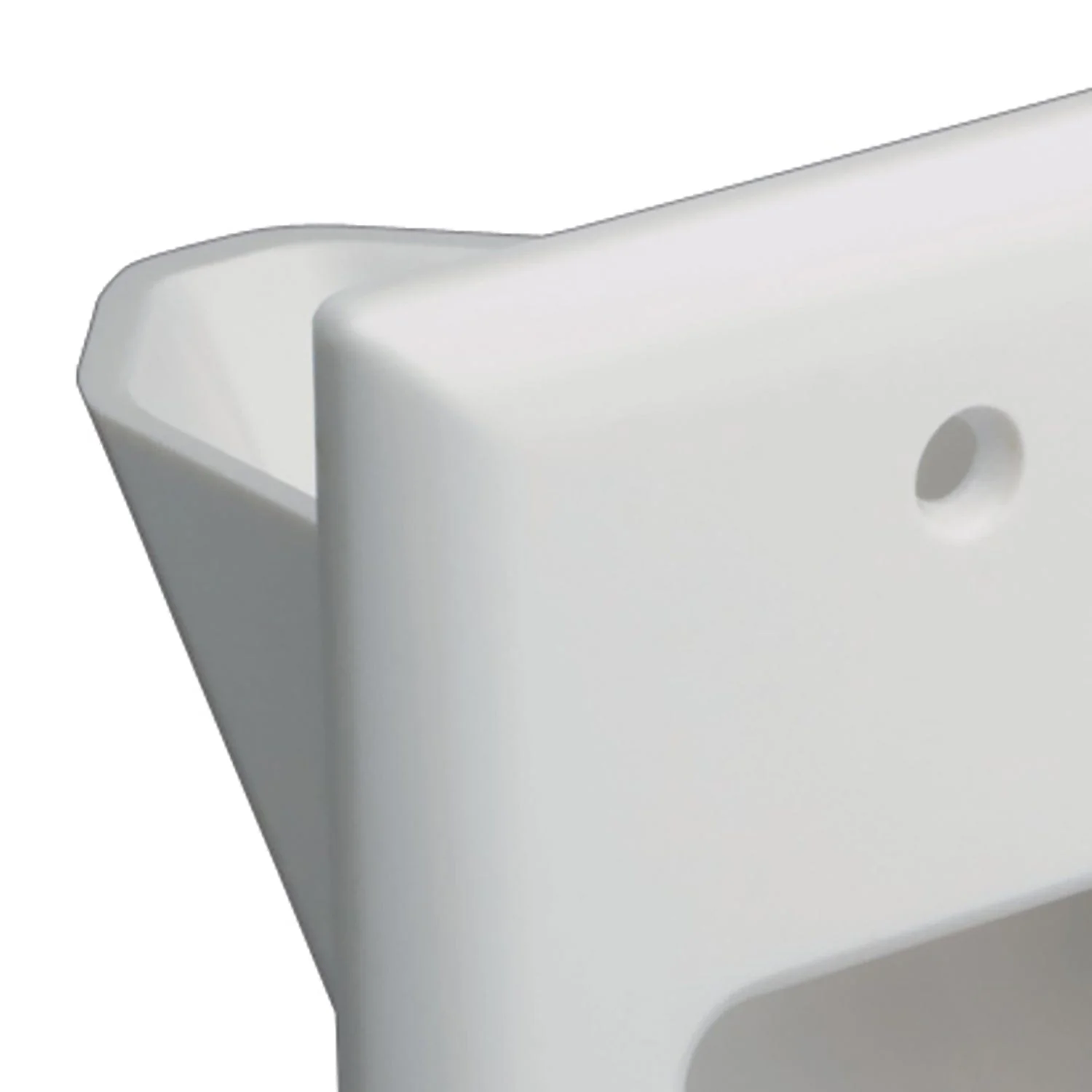 DataComm Electronics 1-Gang Recessed Low-Voltage Cable Plate, Ultra White - Image 2