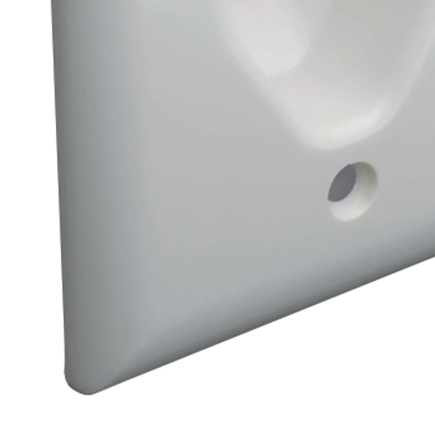 DataComm Electronics 1-Gang Recessed Low-Voltage Cable Plate, Ultra White - Image 4