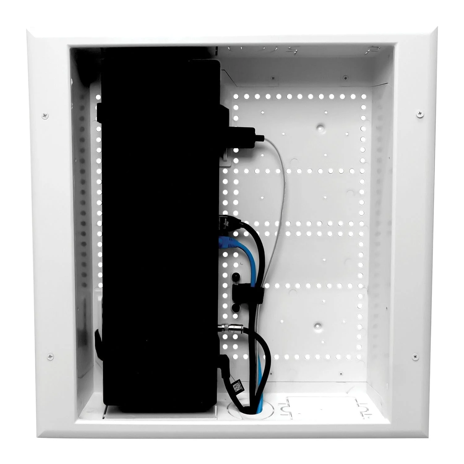 DataComm Electronics 17-In. ABS Plastic Connected Media Box, No Power, with Slim-Line Trim Ring - Image 3