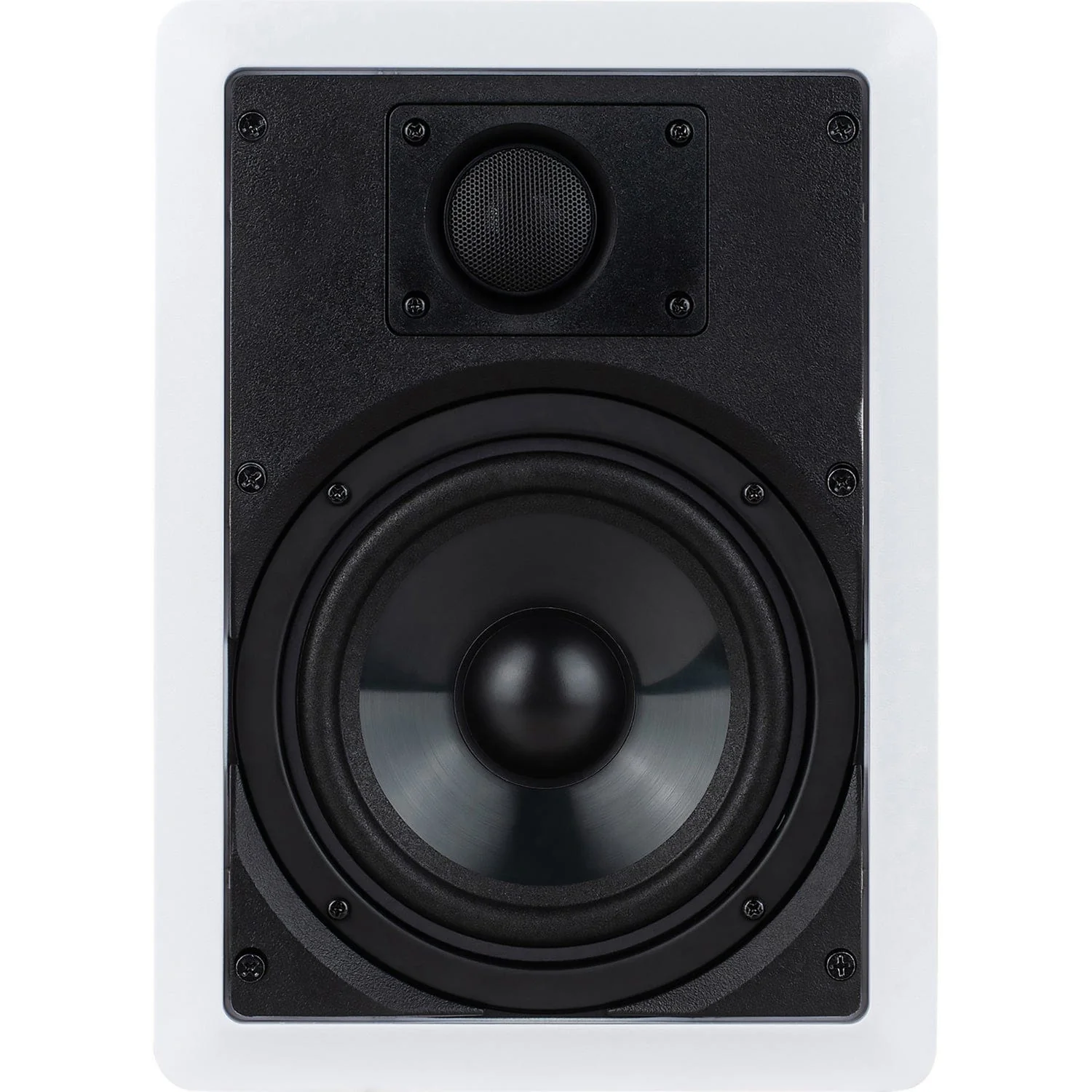 Dayton Audio Contractor Series CW65W 6-1/2-In. 40-Watt-RMS 2-Way In-Wall Speaker Pair with Poly Cone Woofer and PEI Dome Tweeter, 8 Ohms - Image 2