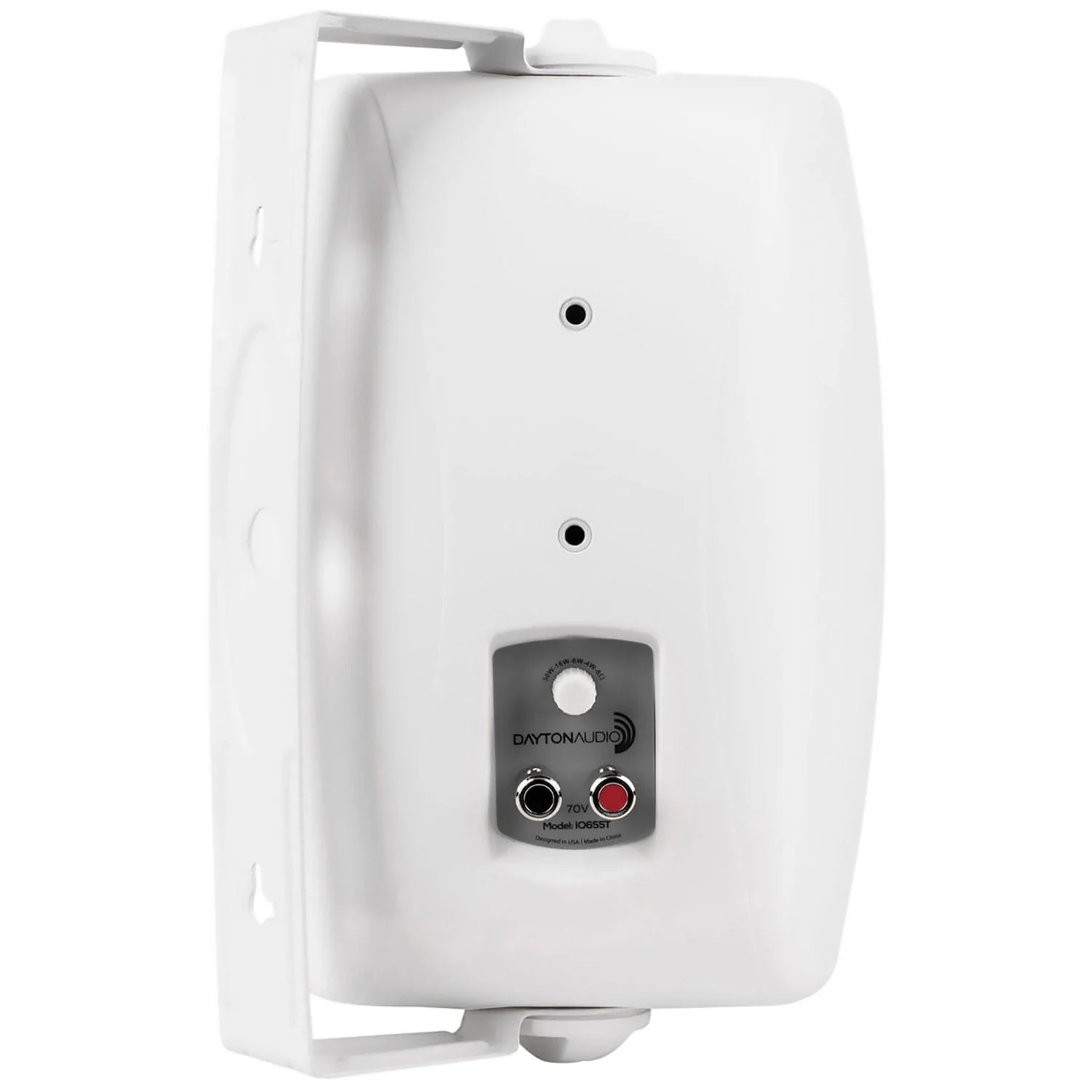 Dayton Audio IO-Series IO655 Indoor/Outdoor Speaker Set with 6-1/2-In. Woofers, 70V Multi-Taps/8 Ohms, 2 Count, White - Image 3