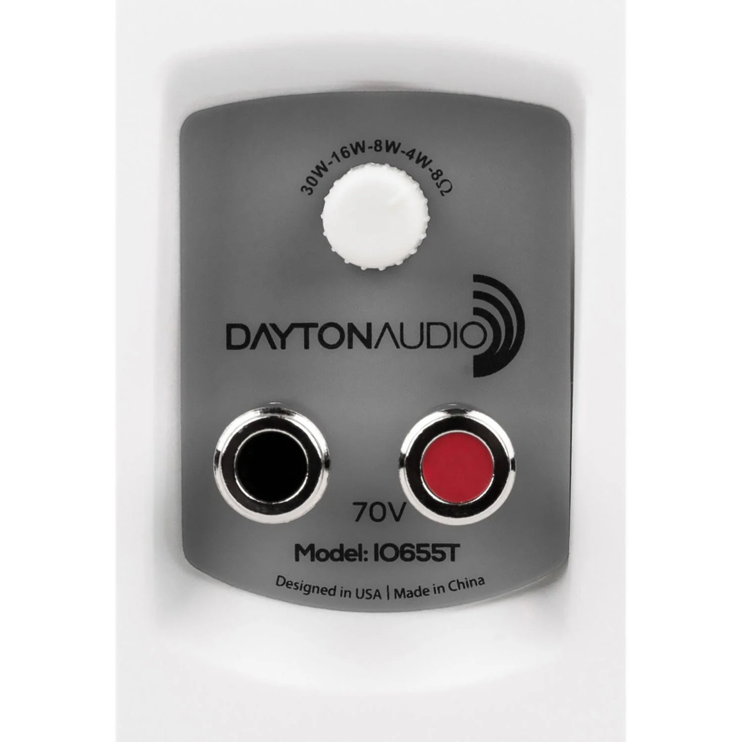 Dayton Audio IO-Series IO655 Indoor/Outdoor Speaker Set with 6-1/2-In. Woofers, 70V Multi-Taps/8 Ohms, 2 Count, White - Image 4