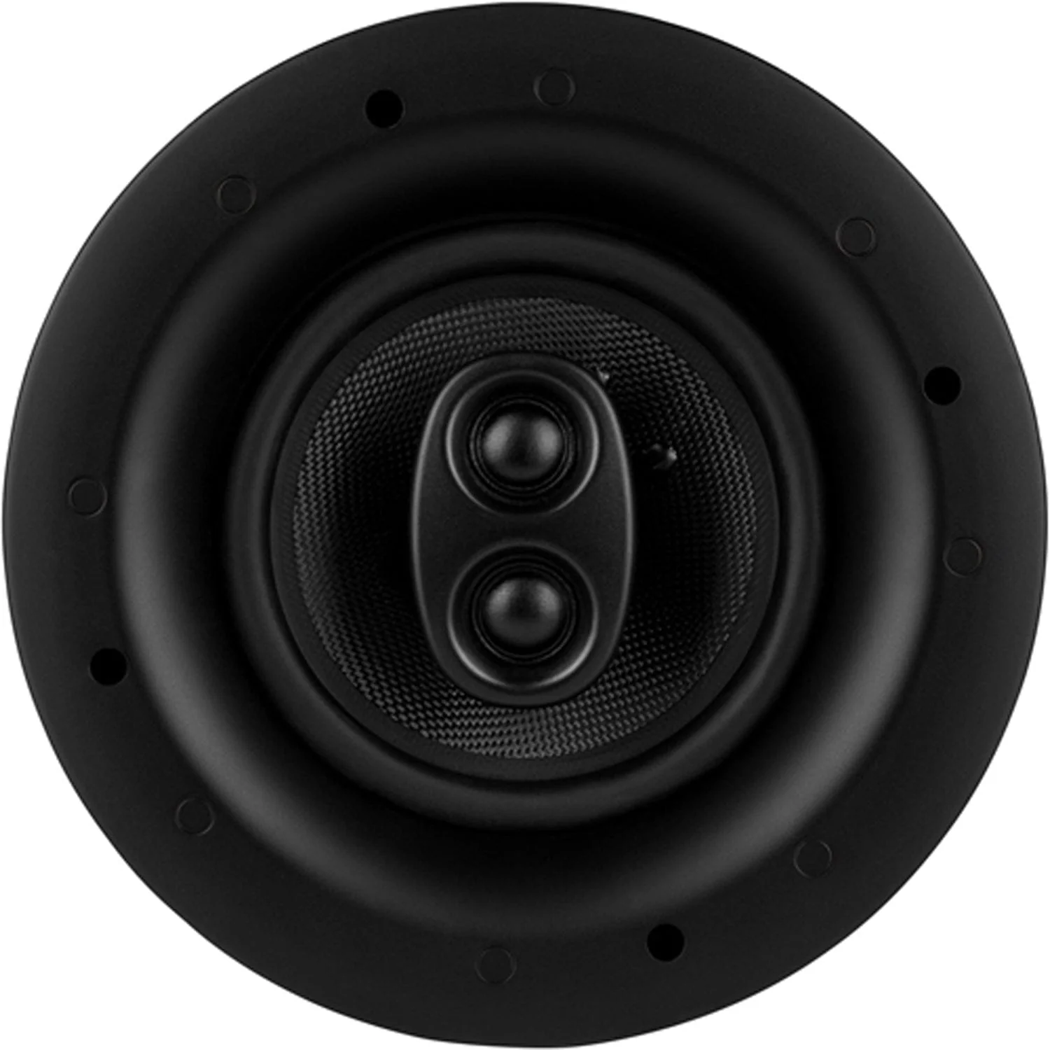 Dayton Audio Micro-Edge ME652C 6-1/2-In. 35-Watt-RMS Stereo In-Ceiling Speaker with Aramid Fiber Woofer and Dual Silk Dome Tweeters, 8 Ohms - Image 2