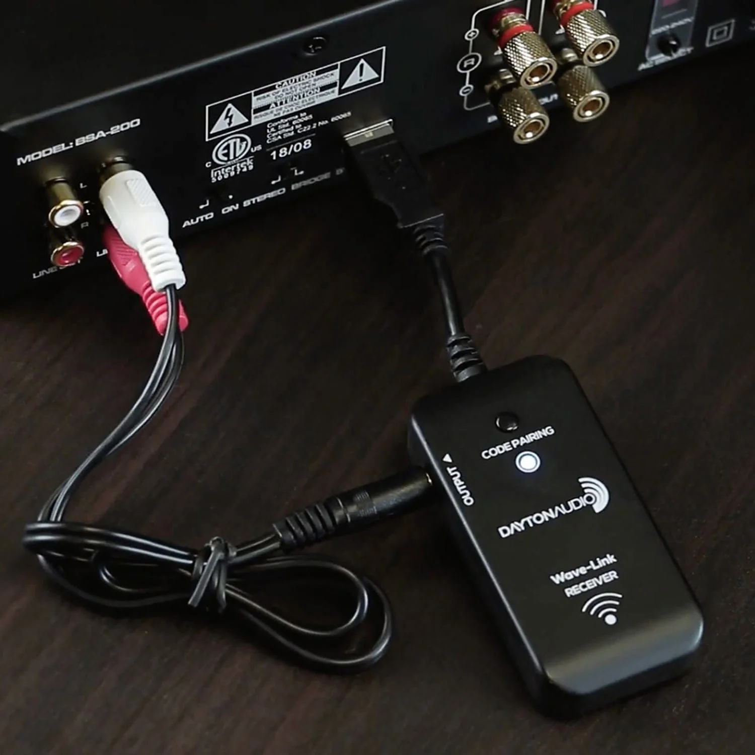 Dayton Audio Wave-Link WLS 2.4-GHz Full-Range Wireless Transmitter and Receiver for Subs and Speakers - Image 2