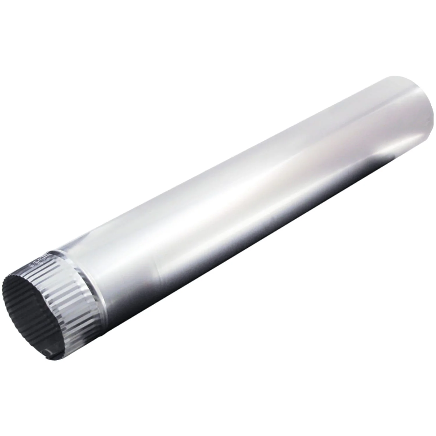 Deflecto 4-In. x 24-In. Rigid Aluminum Vent Pipe