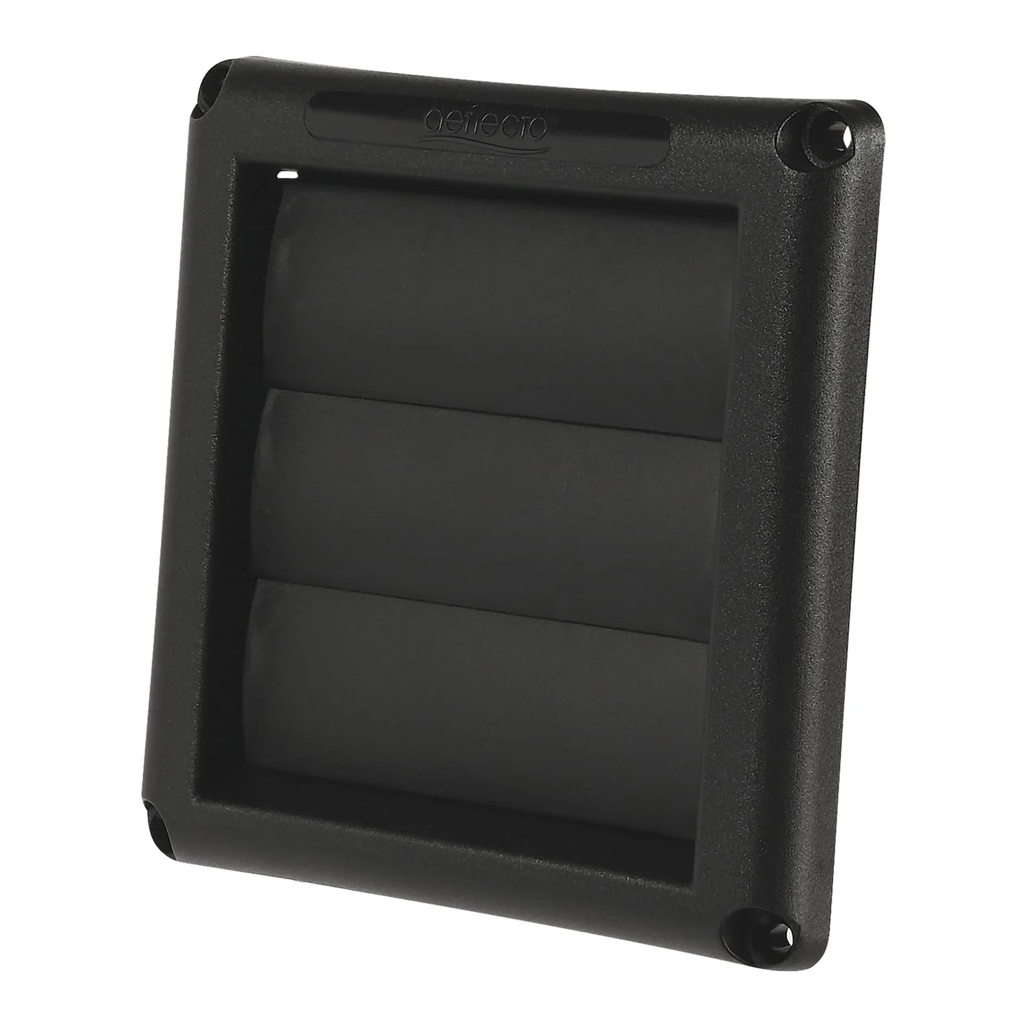 Deflecto Supurr-Vent Louvered Dryer Vent Hood, Black
