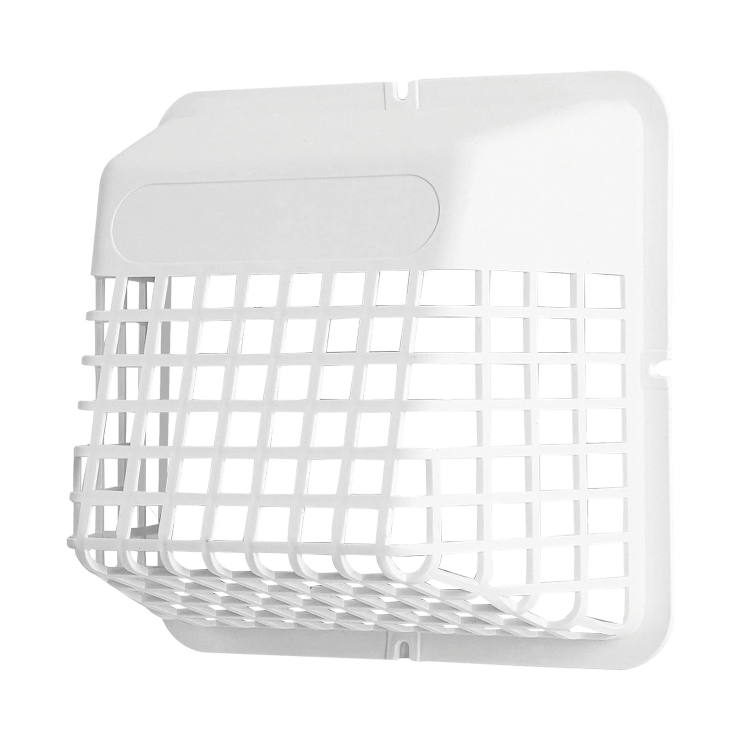 Deflecto Universal Bird Guard for 4-In. Clothes Dryer Vent or 3-In. Bathroom Exhaust Vent, White