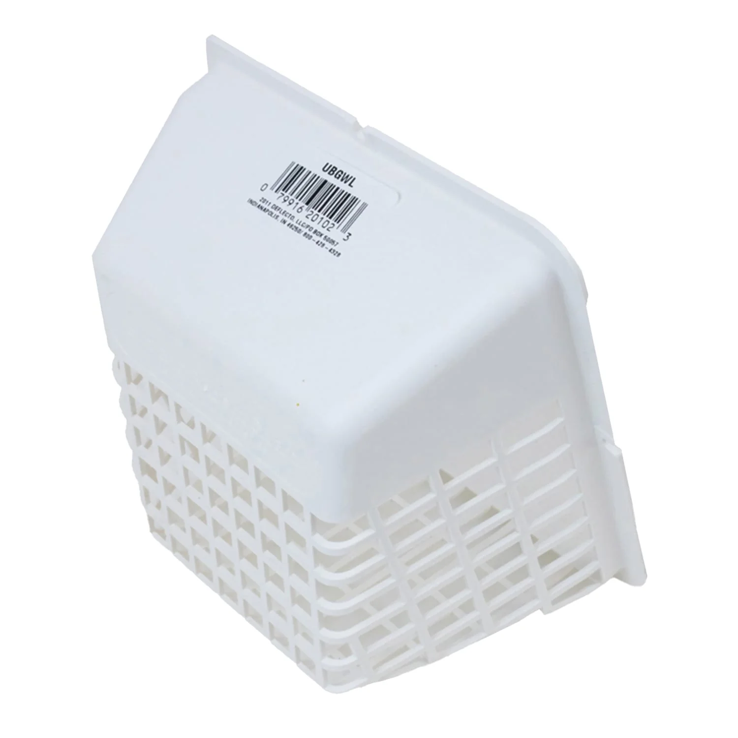 Deflecto Universal Bird Guard for 4-In. Clothes Dryer Vent or 3-In. Bathroom Exhaust Vent, White - Image 4