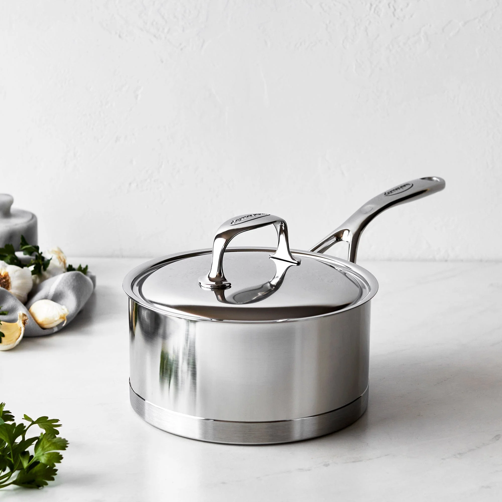 Demeyere Atlantis 2.3-qt Stainless Steel Saucepan - Image 4